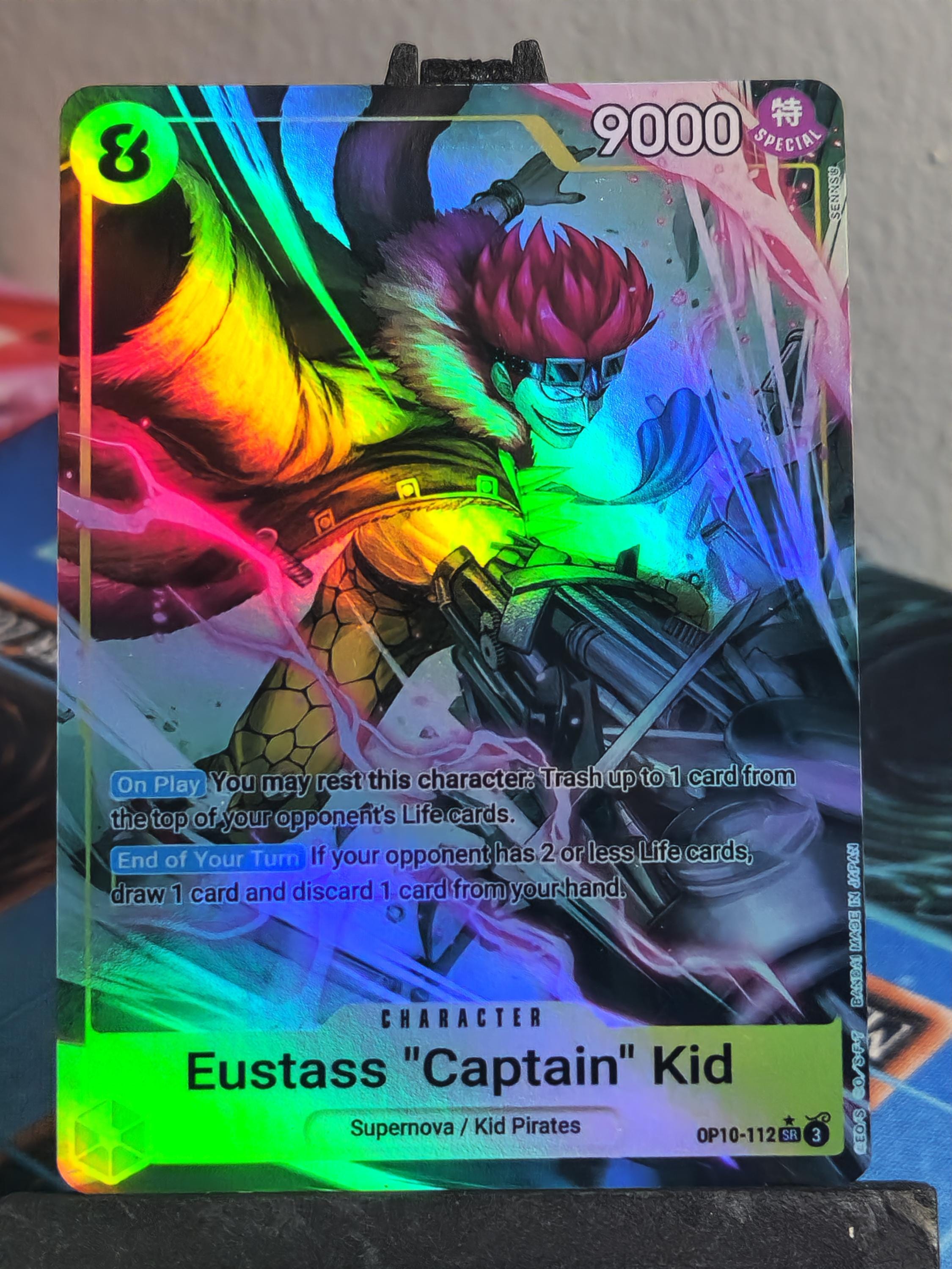 Eustass "Captain" Kid alt art OP10-112 One Piece Proxy Card