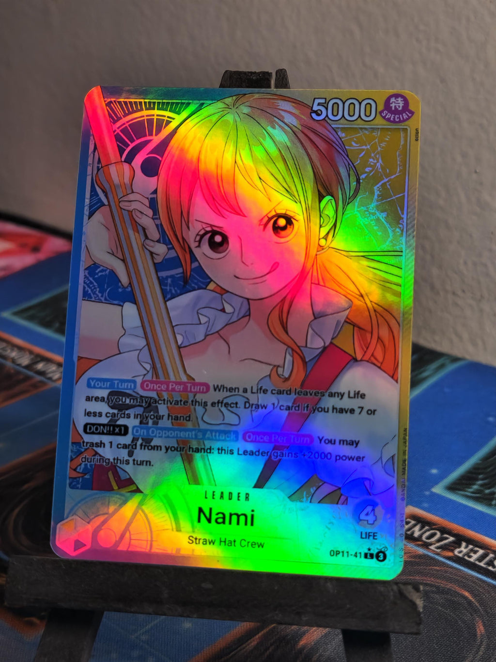 Nami Leader Alt Art OP11-041 One Piece Proxy