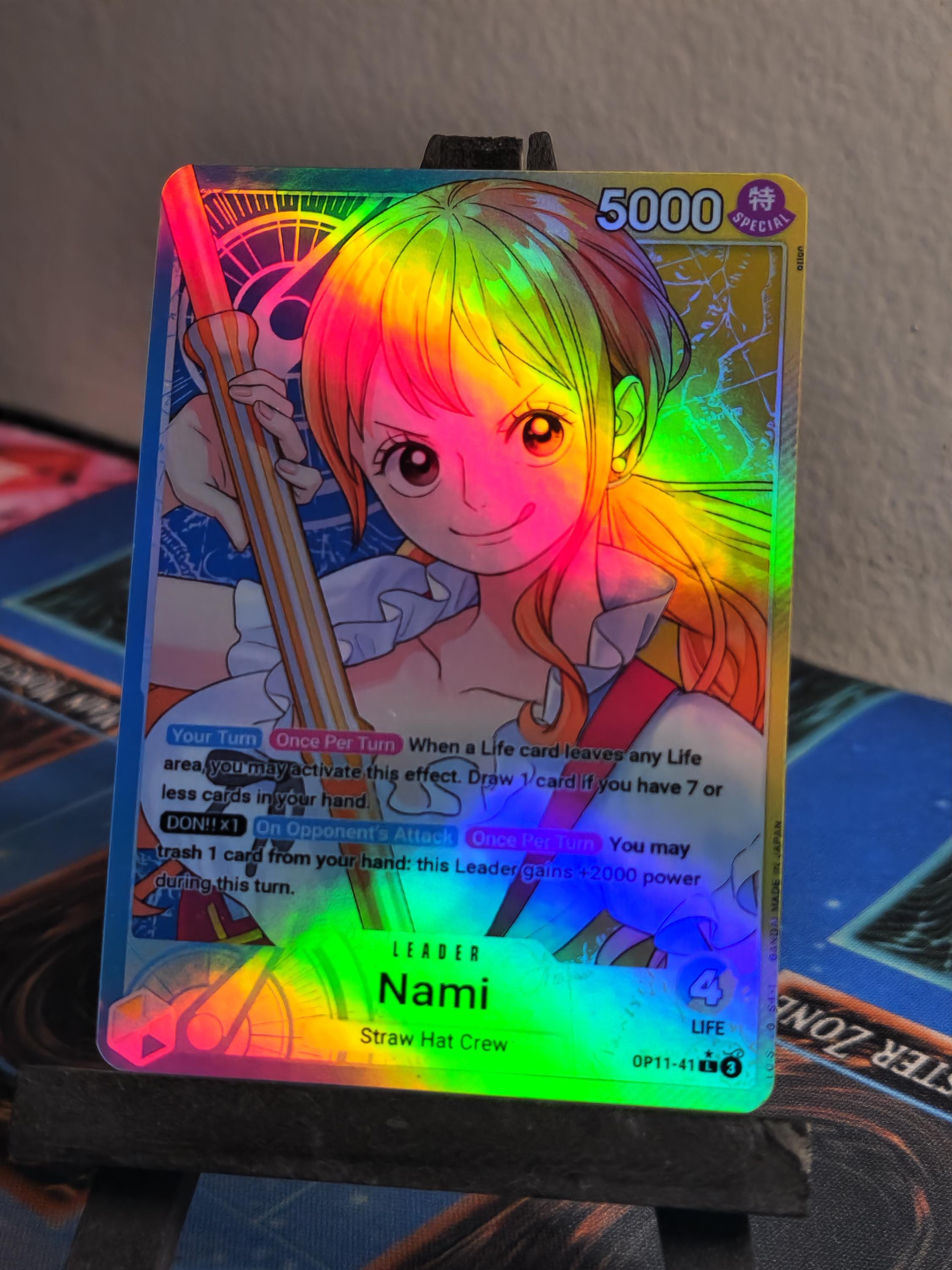 Nami Leader Alt Art OP11-041 One Piece Proxy