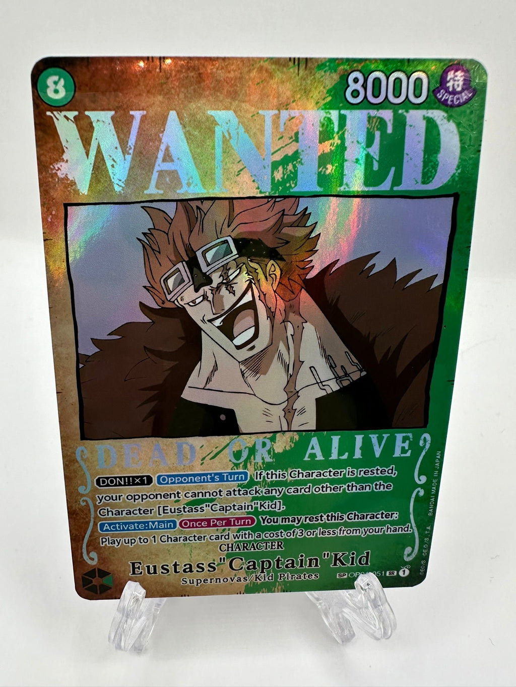 One Piece Eustass "Captain" Kid SP op01-051 proxy