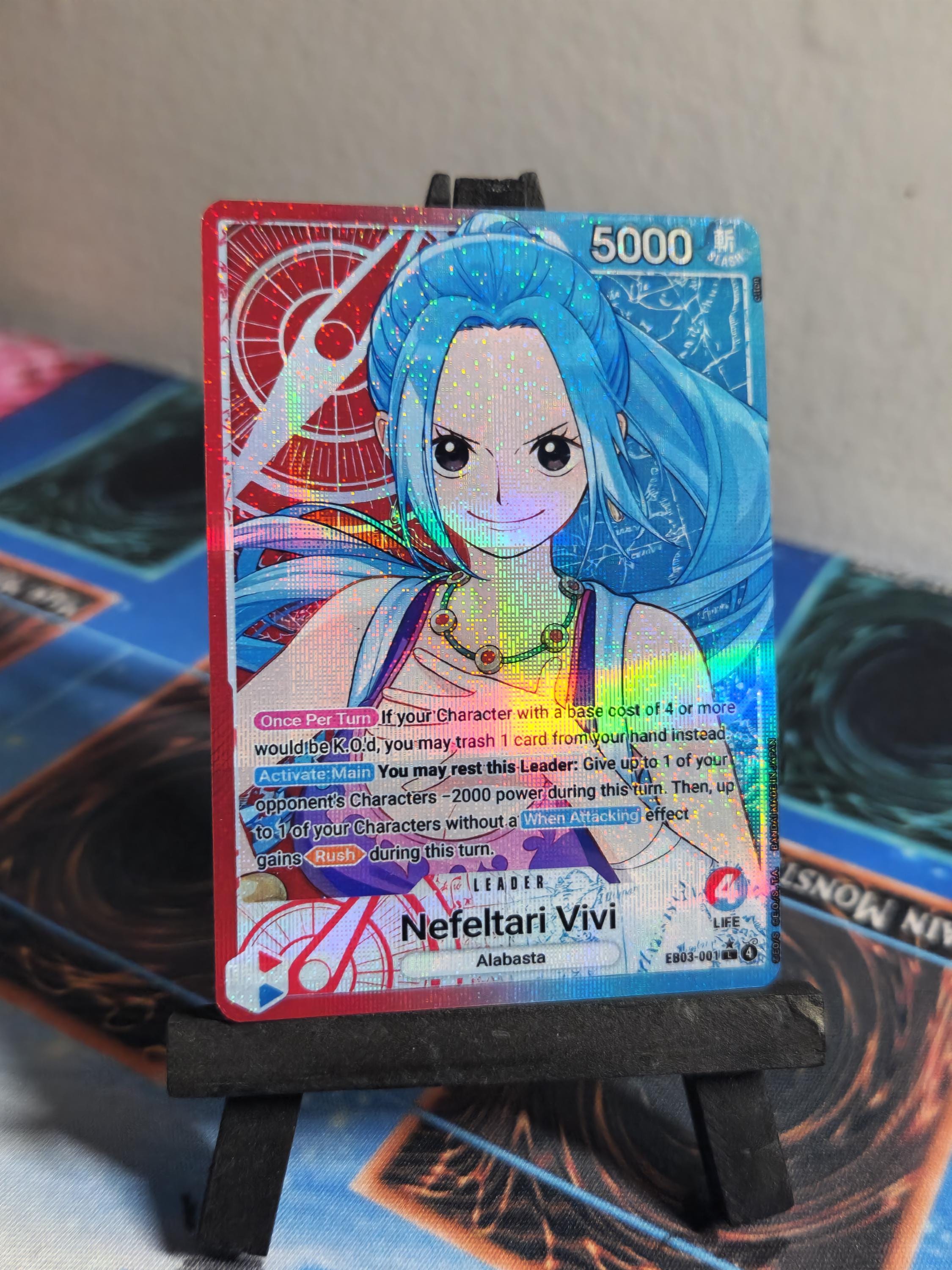 Nefeltari Vivi Leader alt art EB03-001 One Piece Proxy