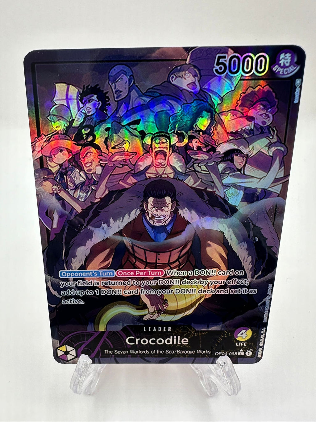 Crocodile alt art OP04-058/proxy