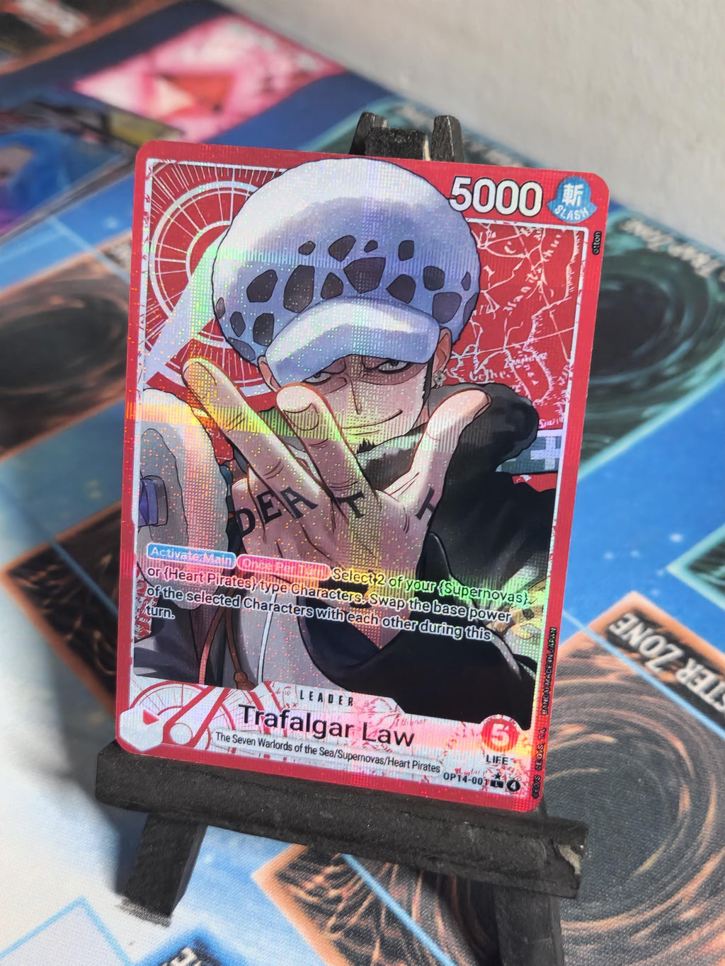Trafalgar Law Leader Alt Art OP14-007 One Piece Proxy