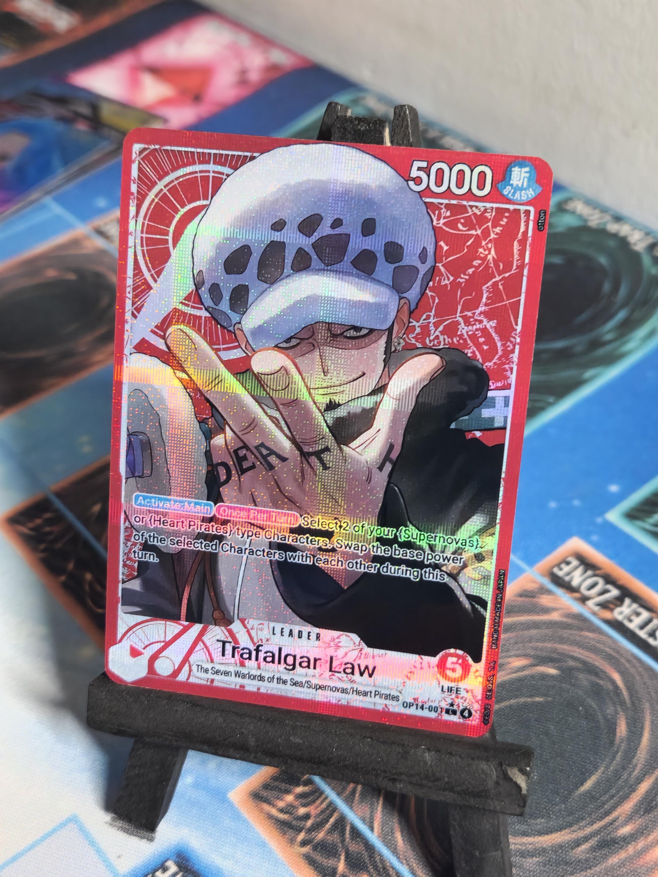 Trafalgar Law Leader Alt Art OP14-007 One Piece Proxy