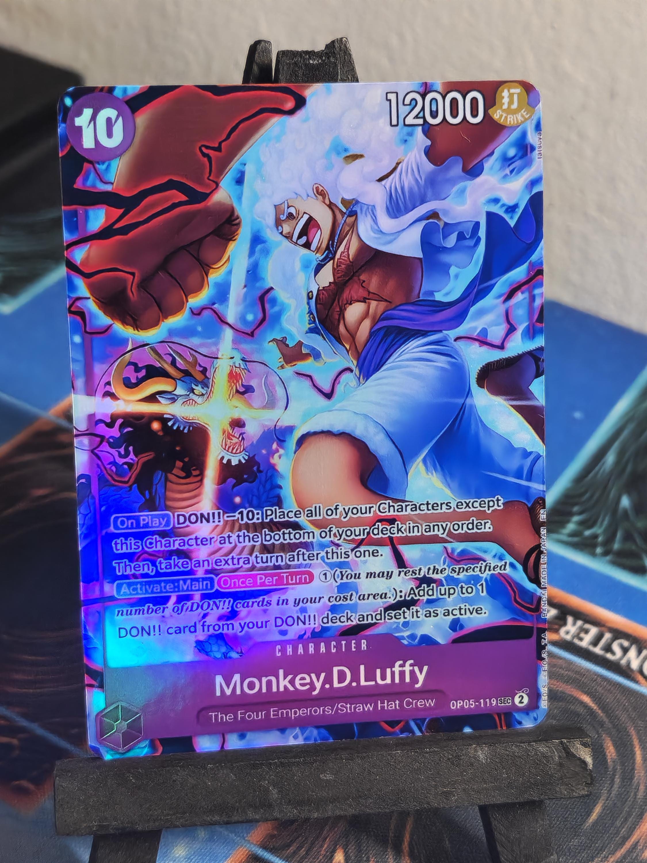 Monkey D Luffy 2nd Anniversary alt art op09-119 One Piece Proxy