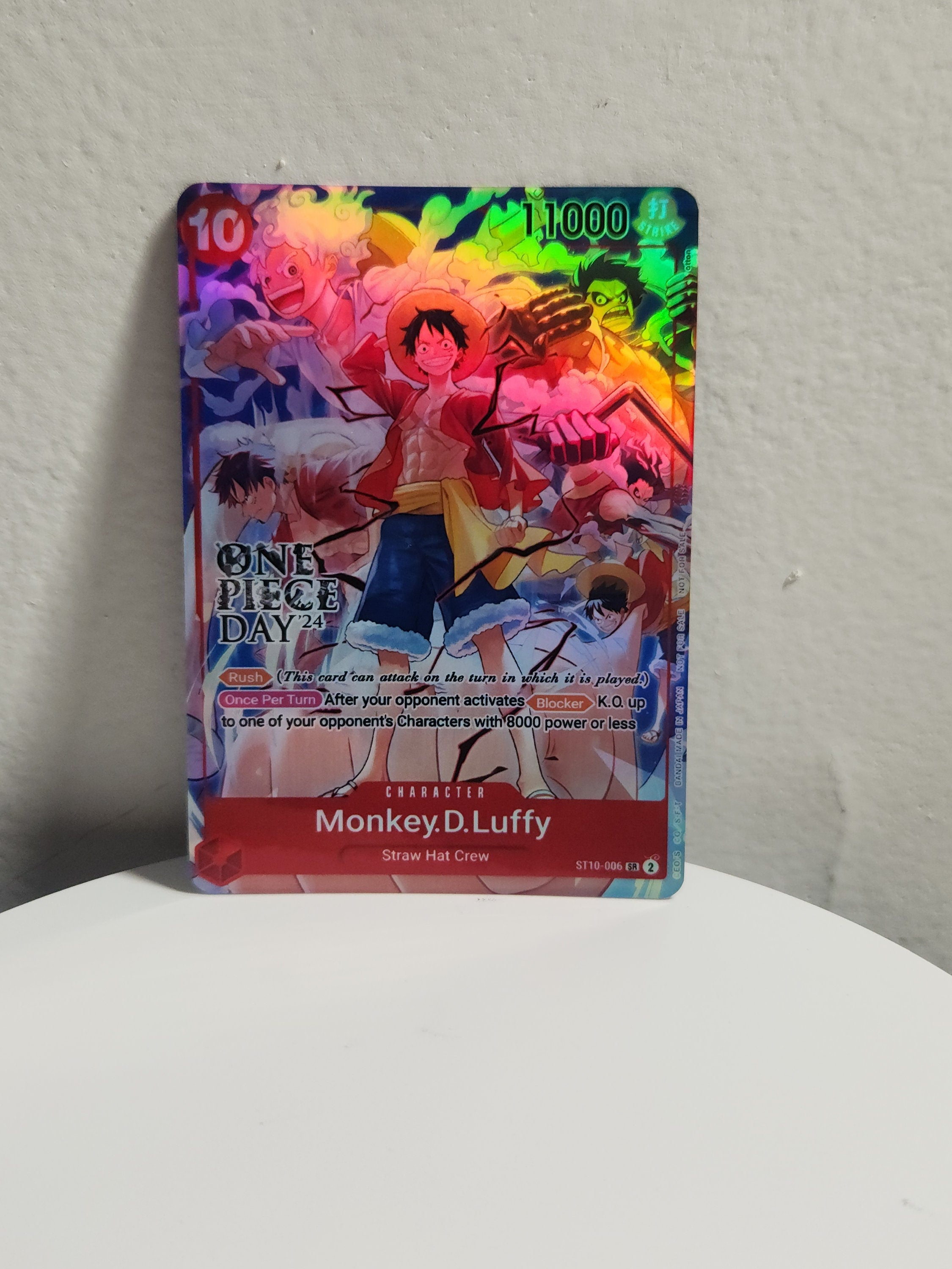 Monkey D Luffy Promo St10-006 One Piece Proxy Card