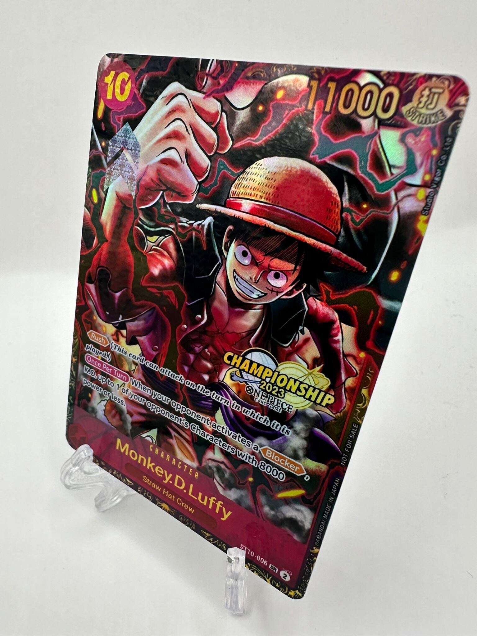 Monkey D Luffy st10 championship/proxy