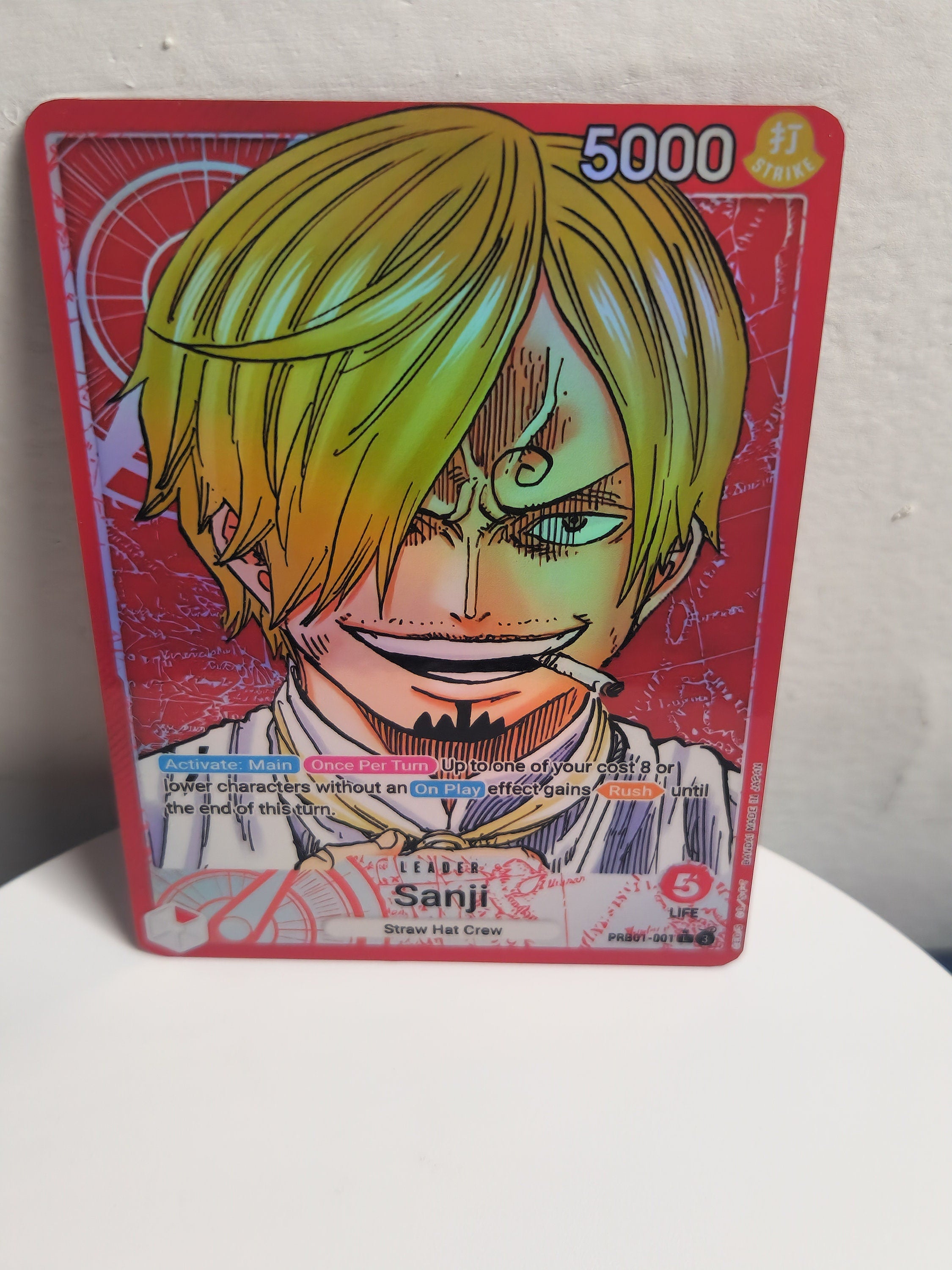 Sanji Leader Alt Art PRB01-001 One Piece Proxy Card