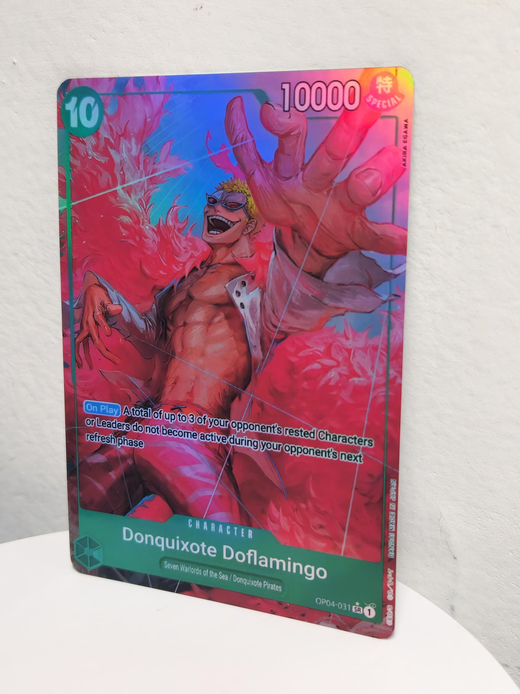 Donquixote Doflamingo PRB01 alt art op04-031 One Piece Proxy