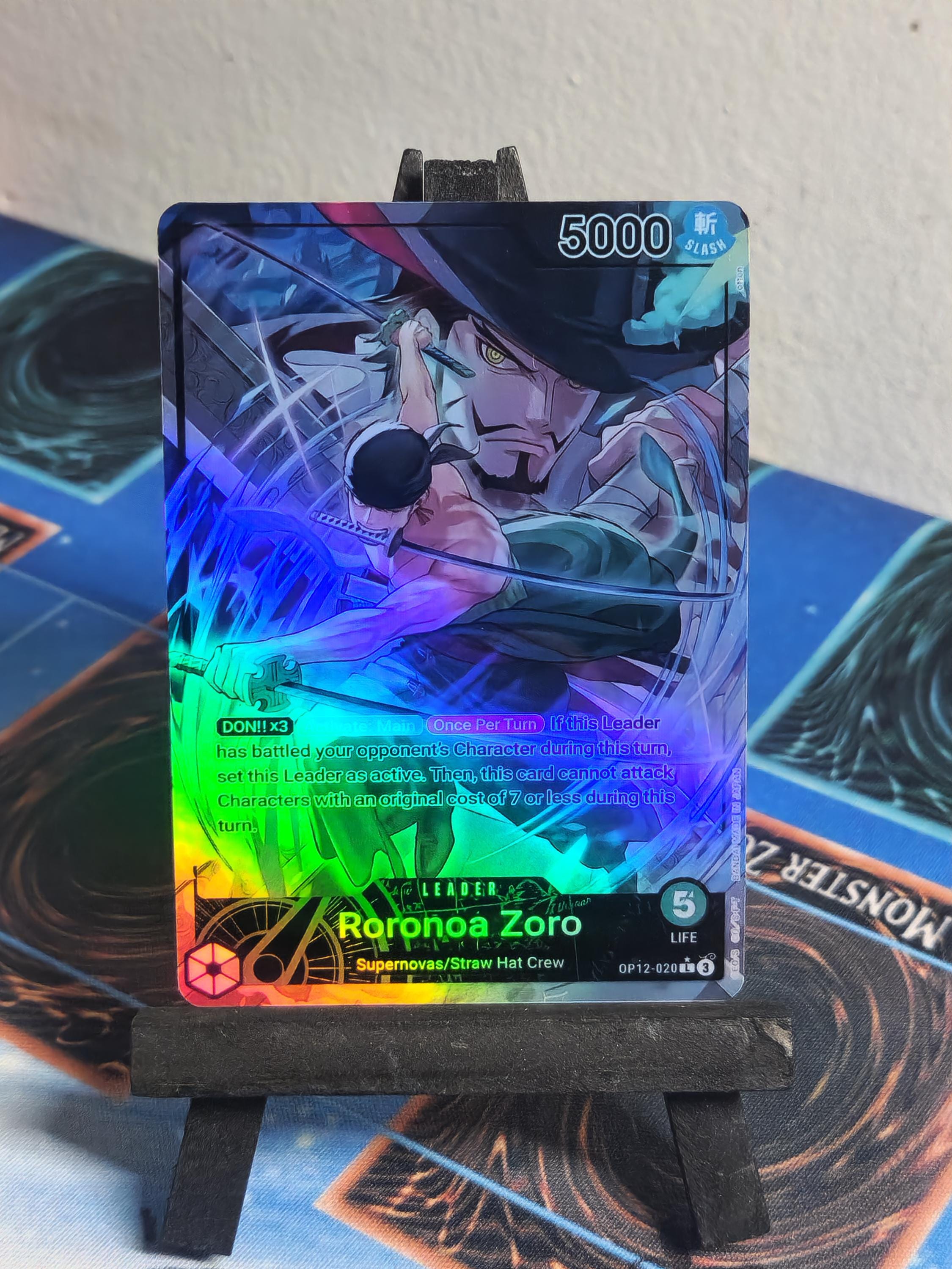 Roronoa Zoro Leader alt art op12-020 One Piece proxy