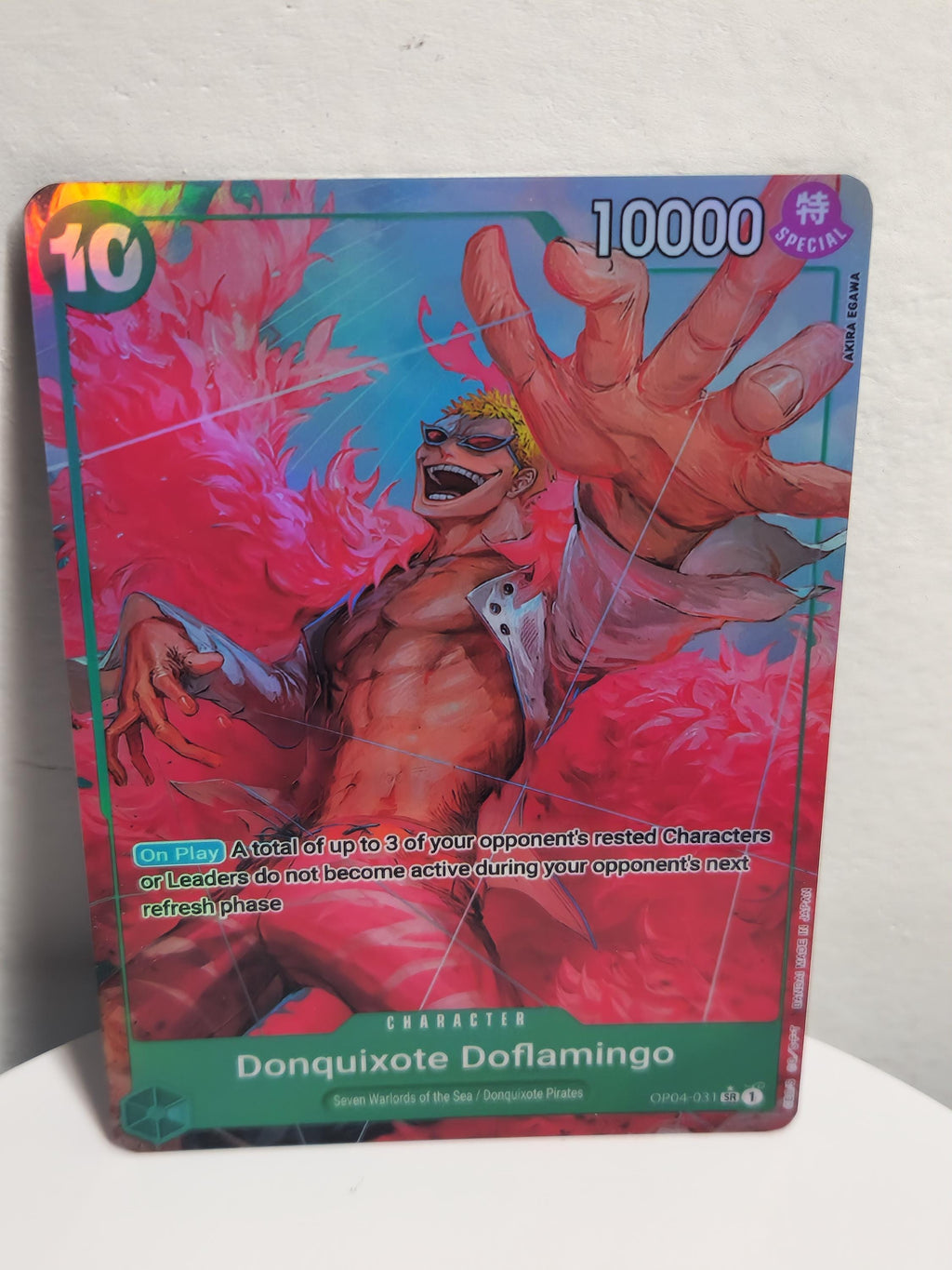 Donquixote Doflamingo PRB01 alt art op04-031 One Piece Proxy