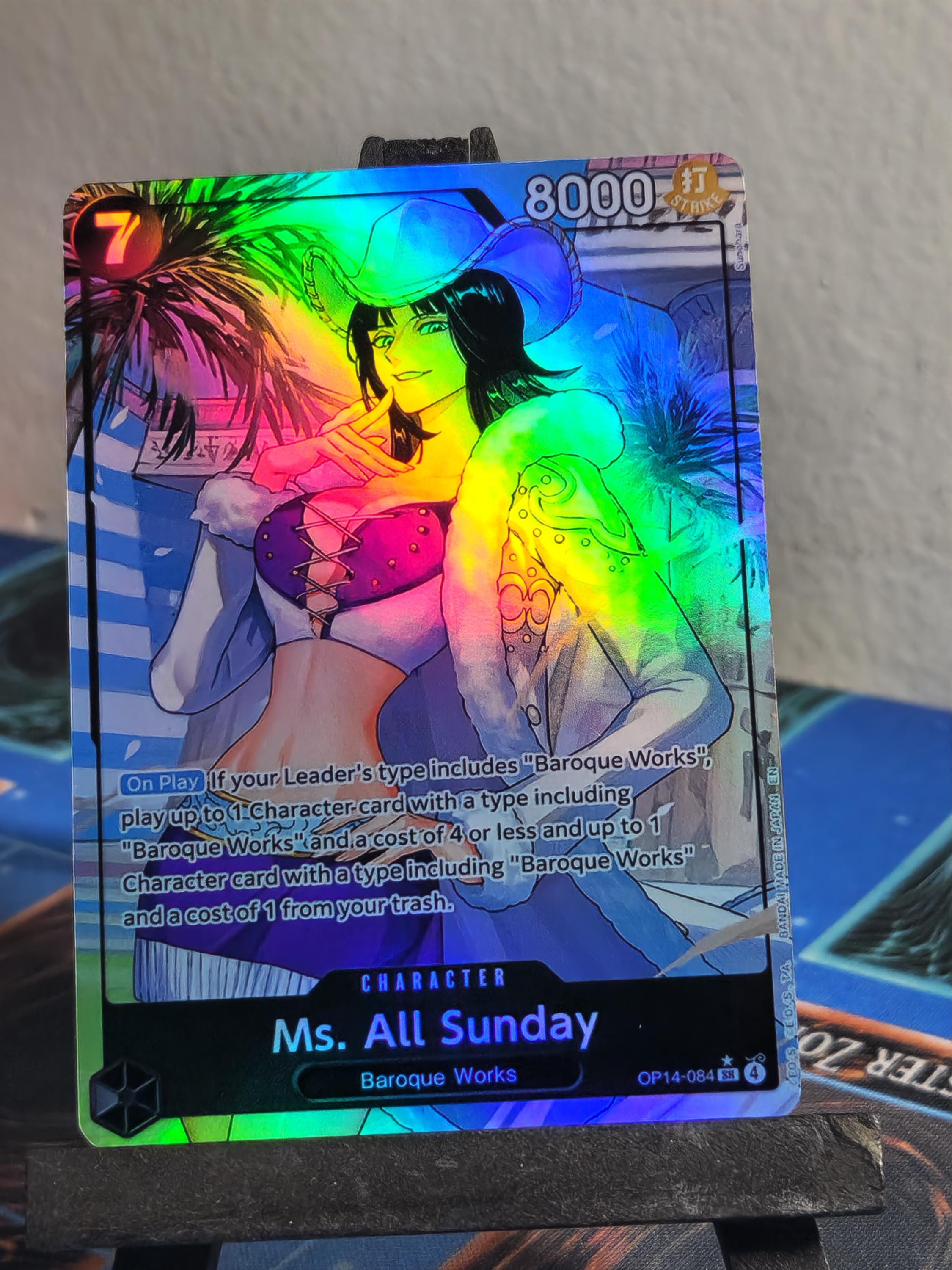 Ms. All Sunday alt art op14-084 One Piece proxy