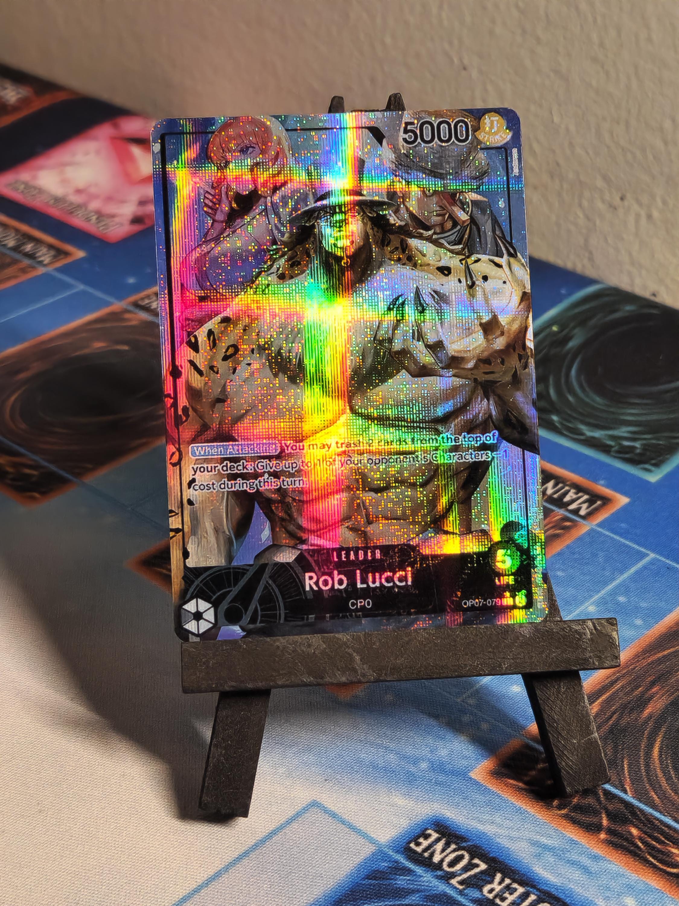 Rob Lucci leader op07-079 | one piece | proxy |card