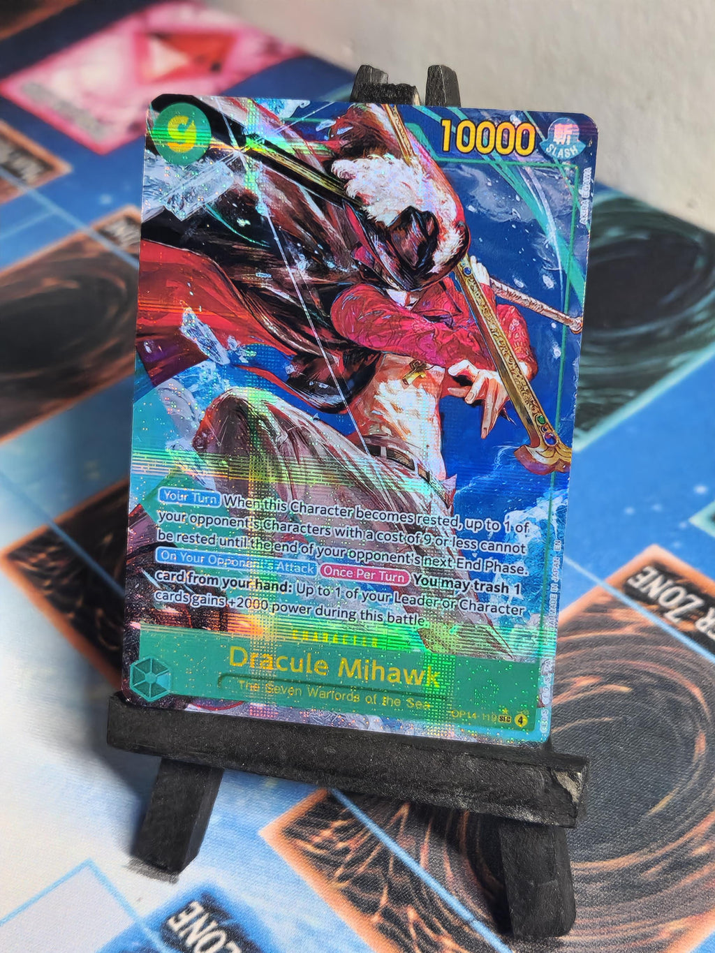 Dracule Mihawk alt art op14-119 One Piece proxy