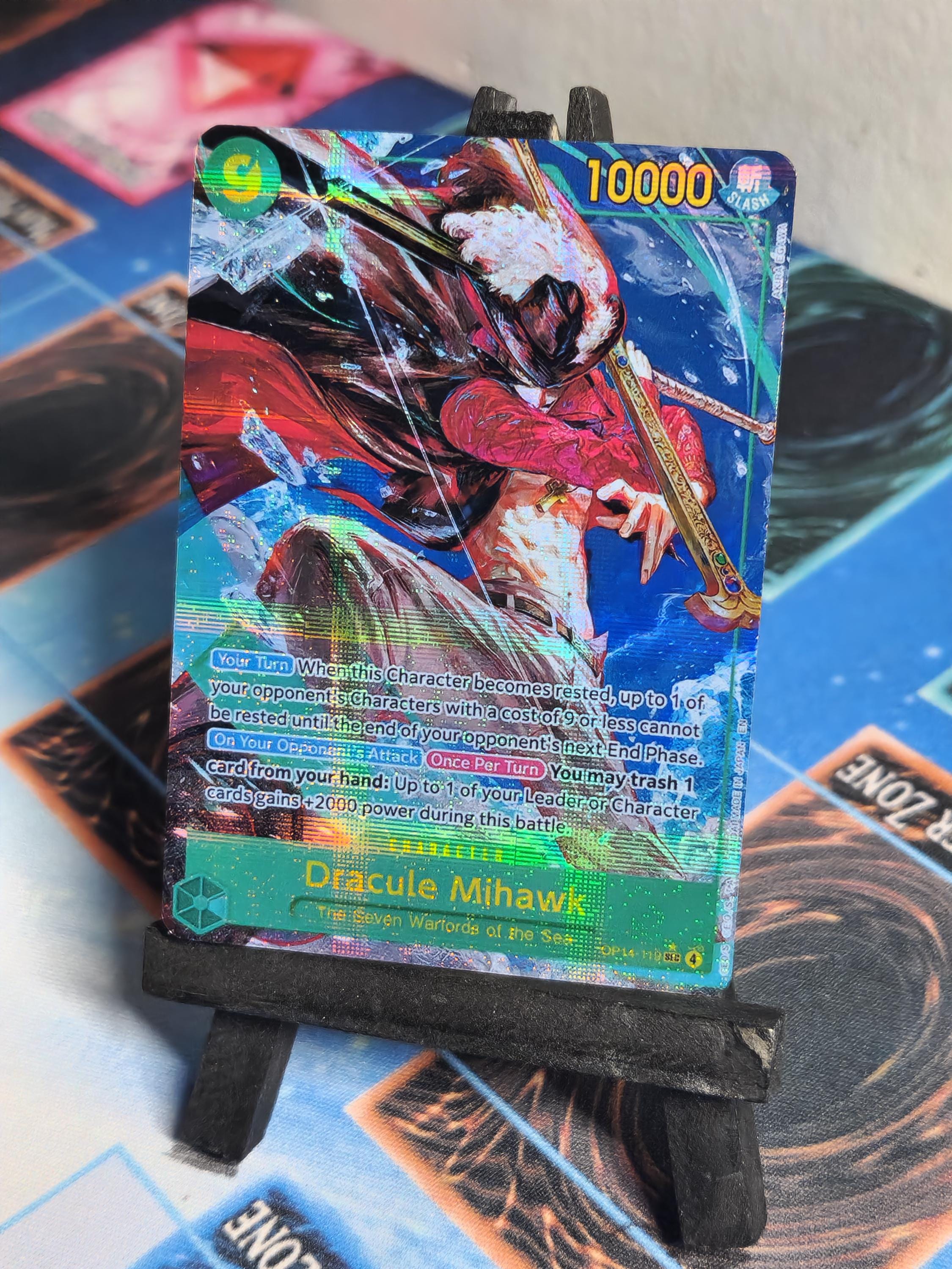 Dracule Mihawk alt art op14-119 One Piece proxy