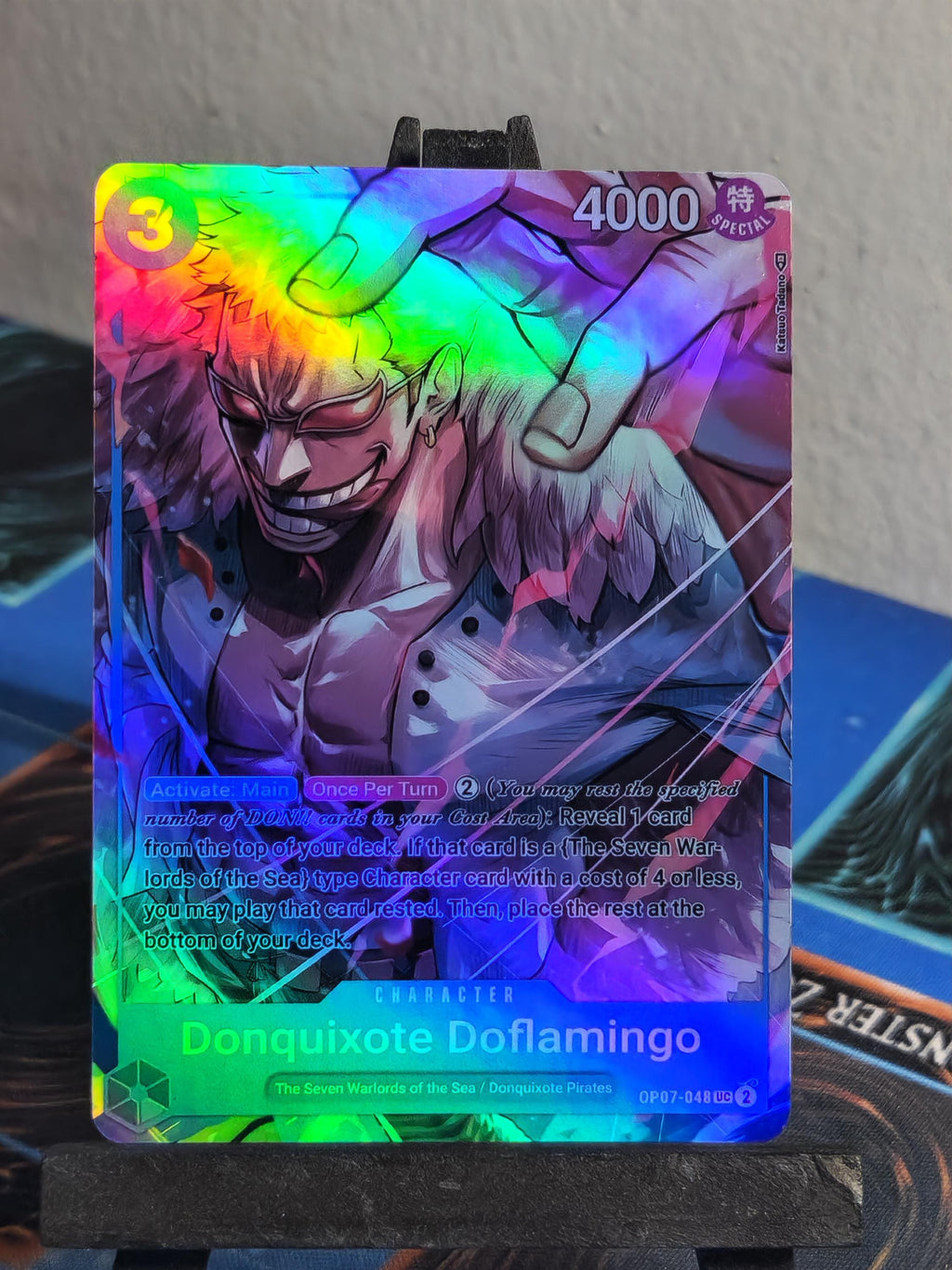 Donquixote Doflamingo 2nd Anniversary alt art op07-048 One Piece proxy