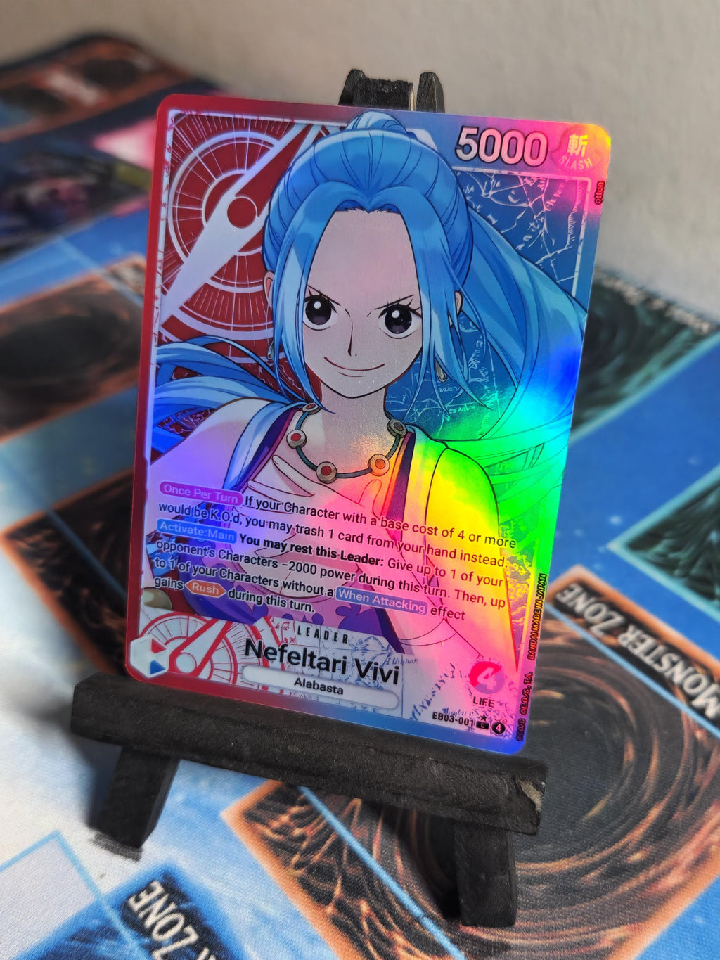 Nefeltari Vivi Leader alt art EB03-001 One Piece Proxy
