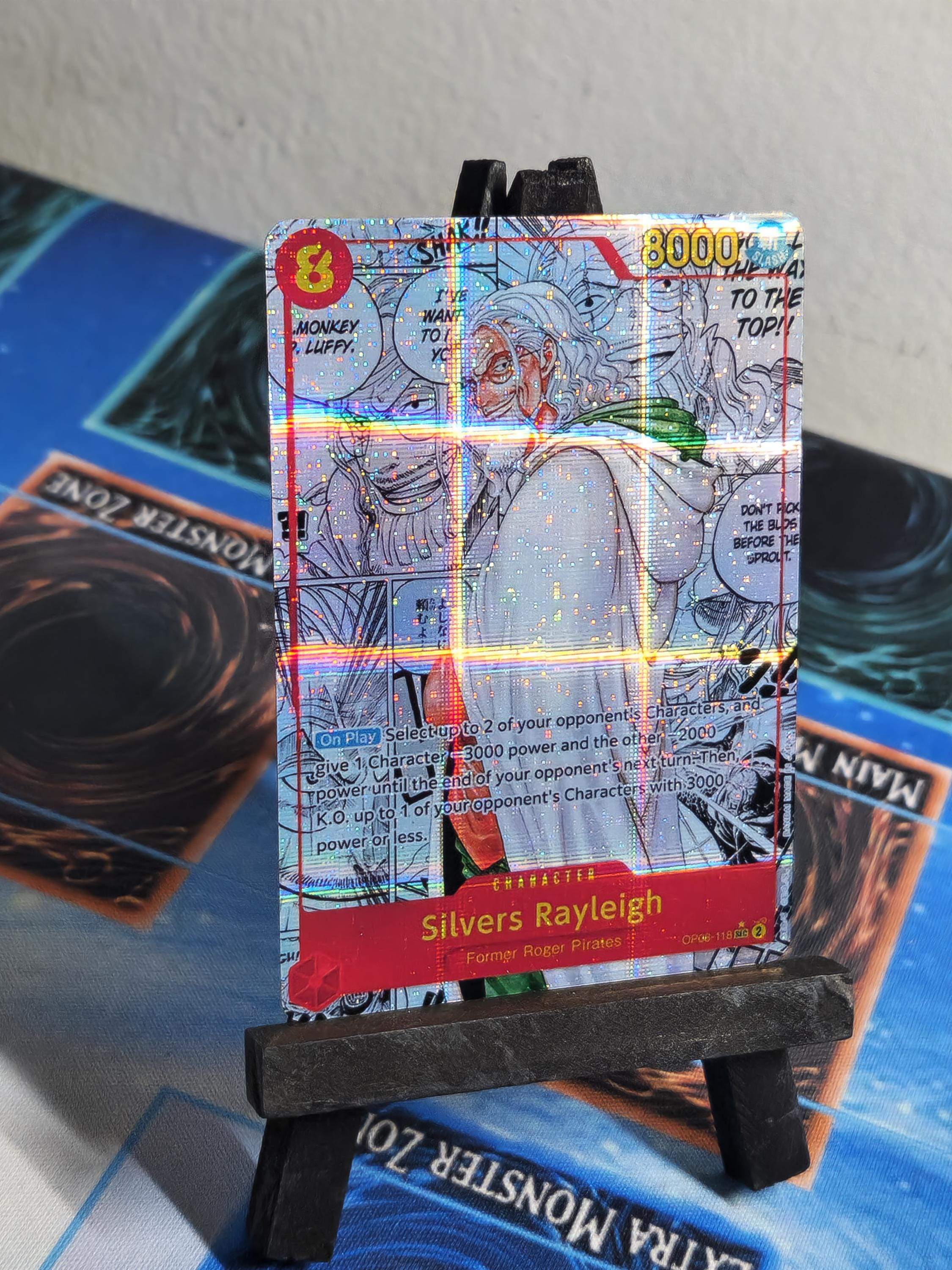 Silvers Rayleigh Manga alt art op08-118 One Piece proxy