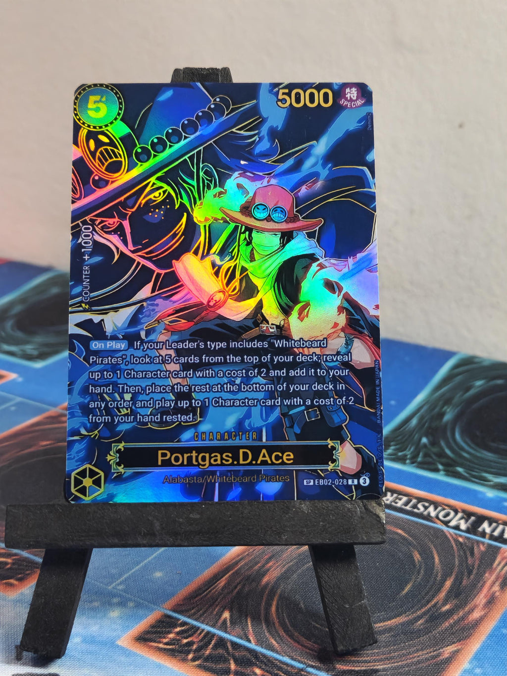 Portgas D Ace SP alt art EB02-28 One Piece Proxy op13