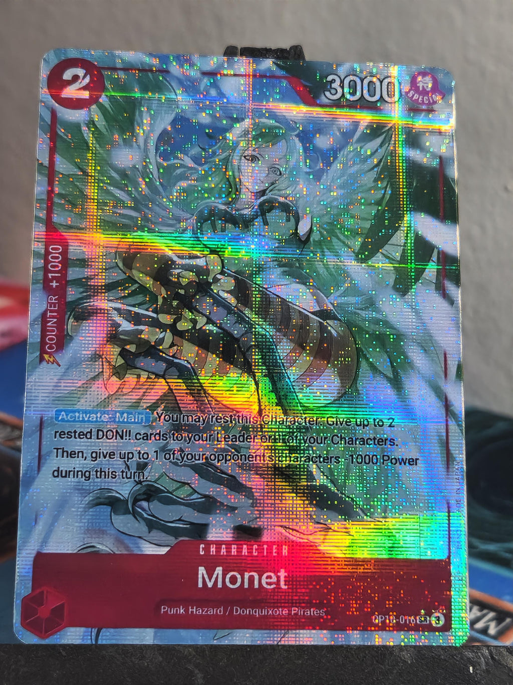 Monet alt art OP10-016 One Piece Proxy card