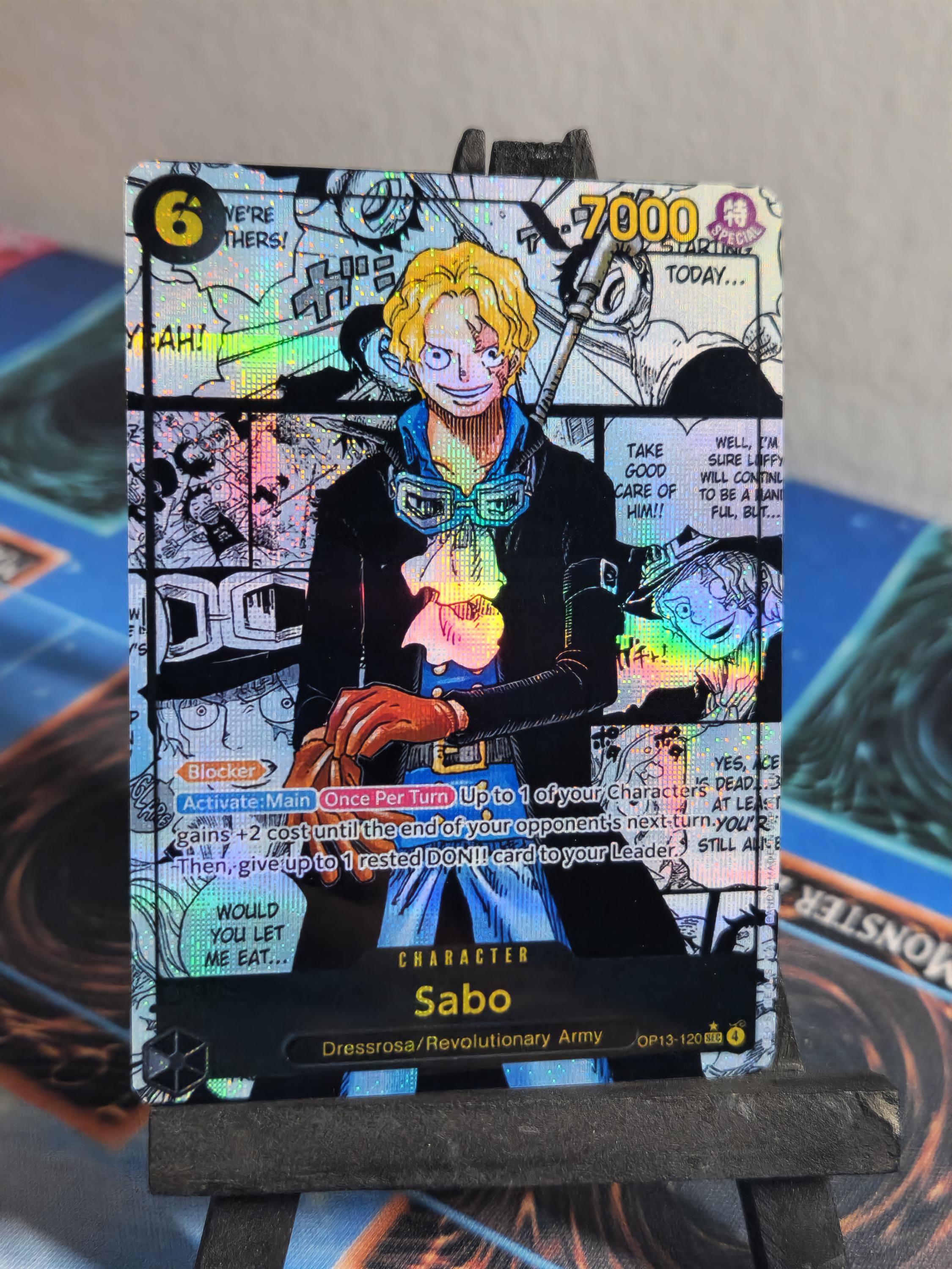 Sabo manga alt art op13-120 One Piece Proxy op13