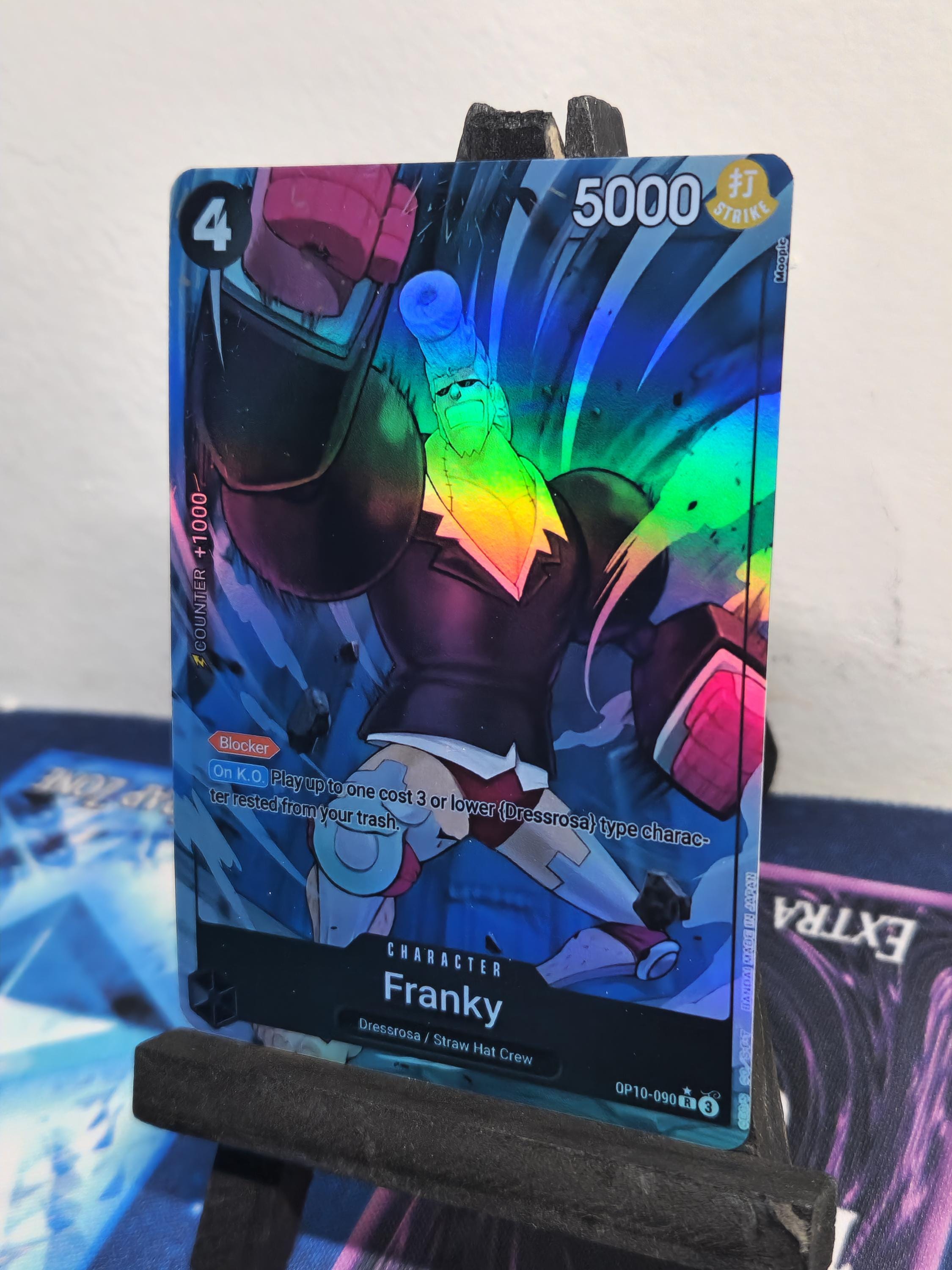 Franky alt art OP10-090 One Piece Proxy Card