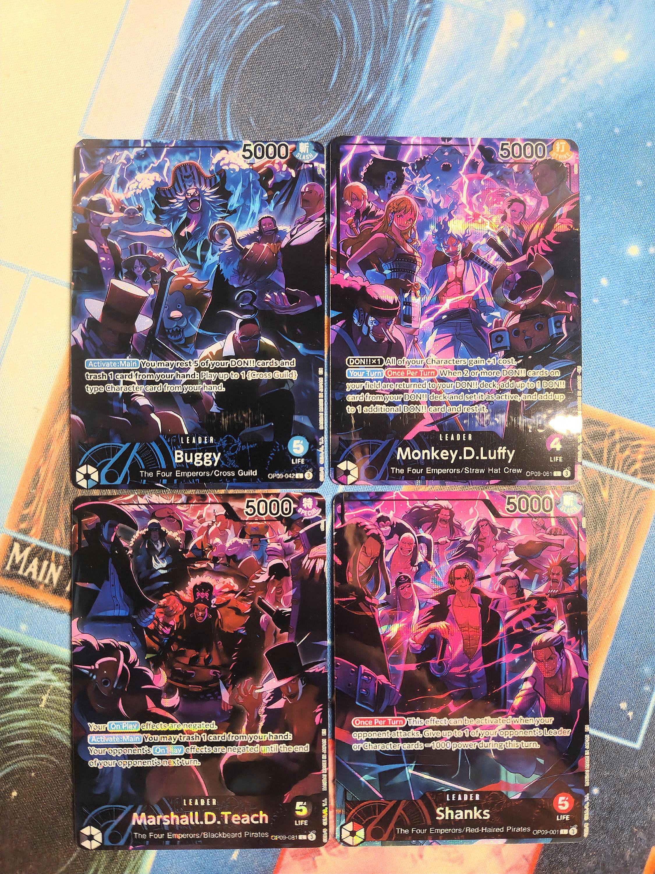 One Piece OP09 Four Emperors Leader Anniversary Set Proxy