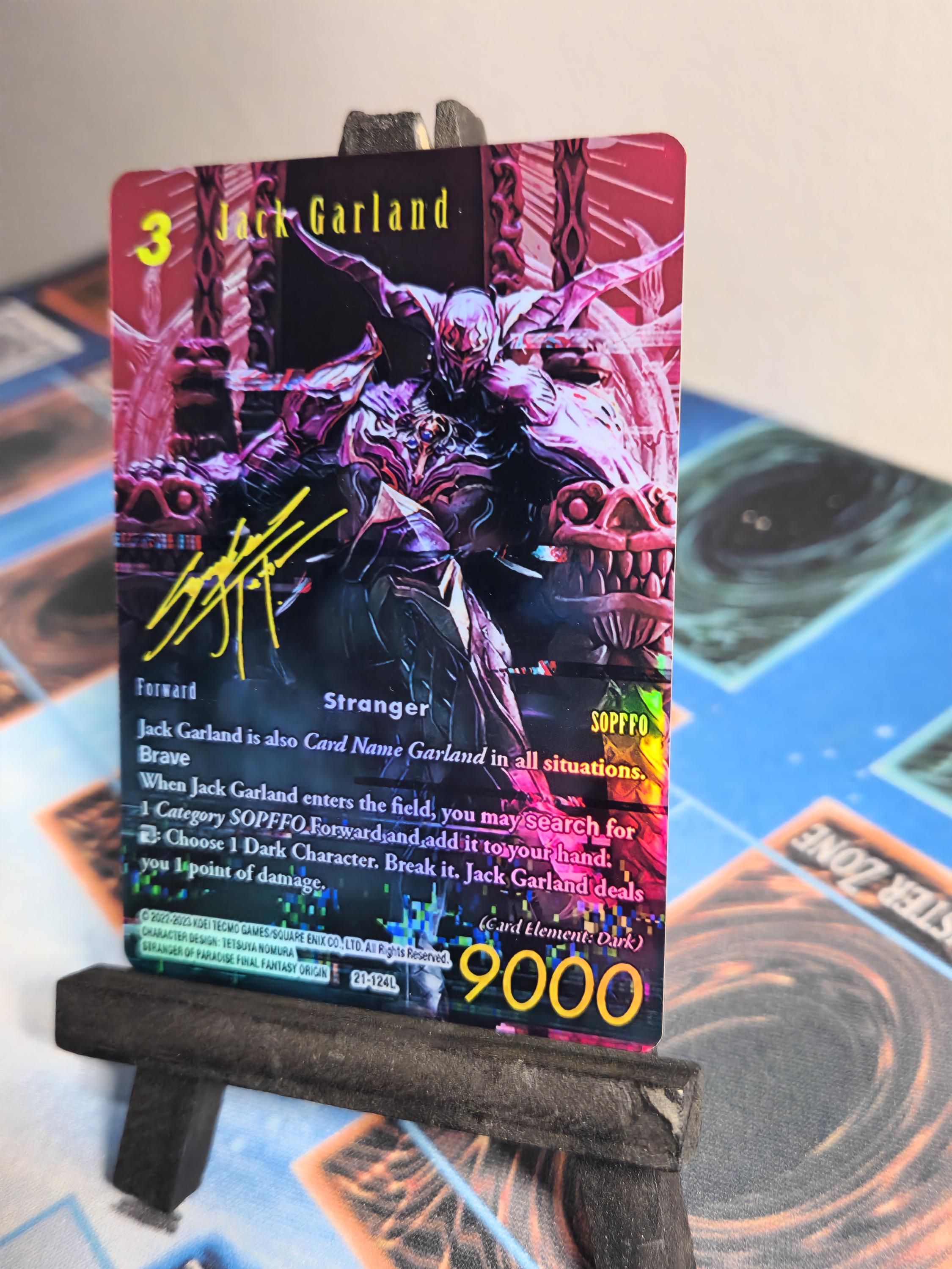 Jack Garland signature alt art 21-124L Final Fantasy proxy