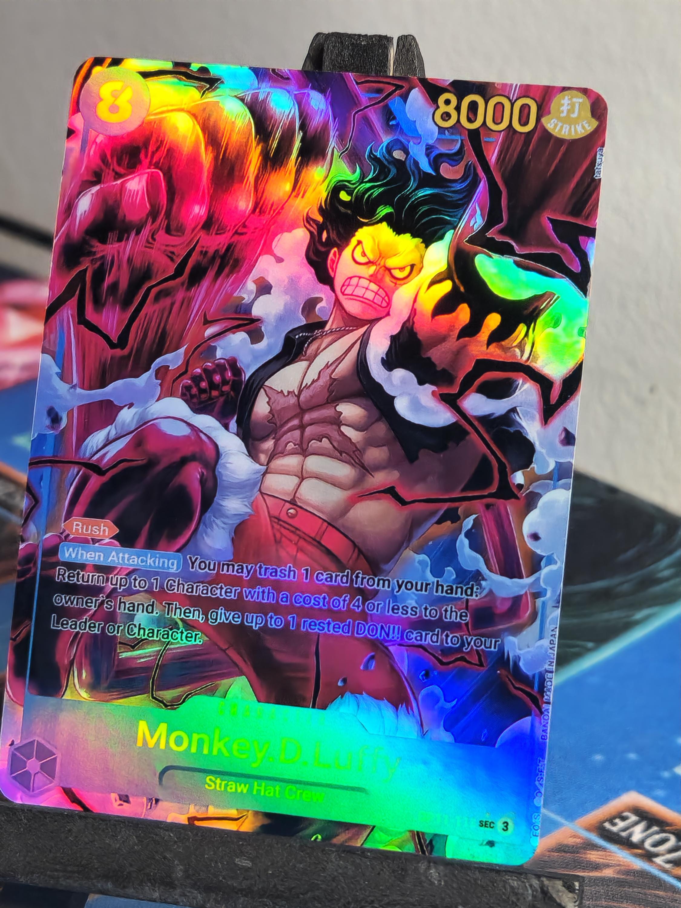 Monkey D Luffy Alt Art OP11-118 One Piece Proxy