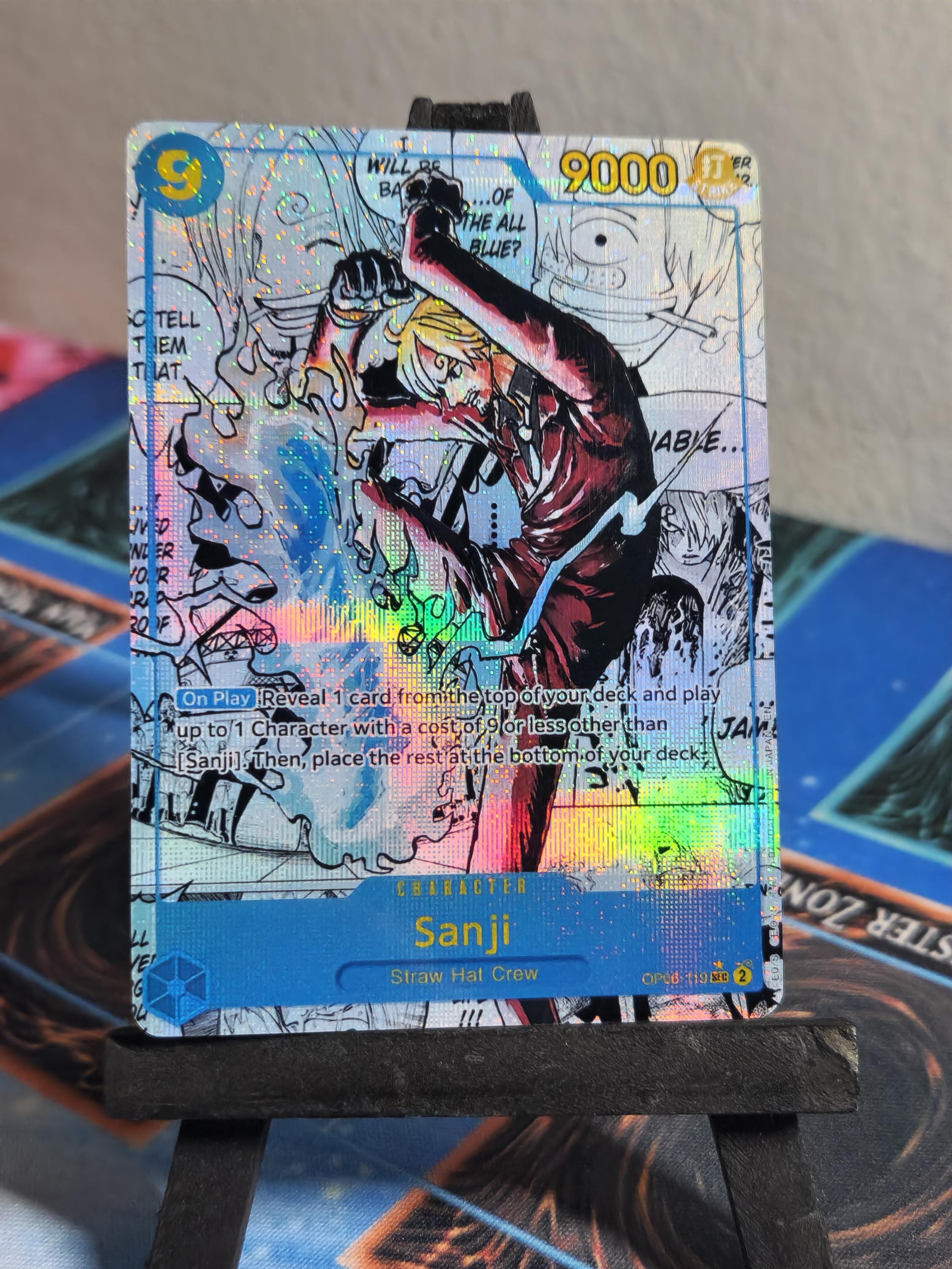 Sanji manga PRB 02 op06-119 One Piece Proxy