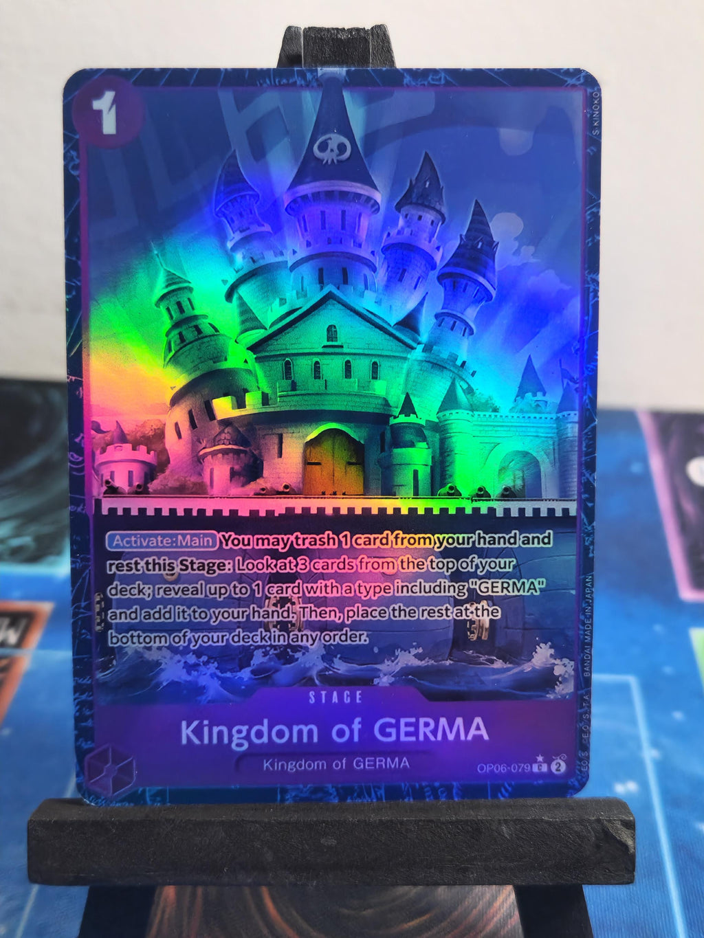 Kingdom of Germa Alt Art PRB01 OP06-079 One Piece Proxy Card