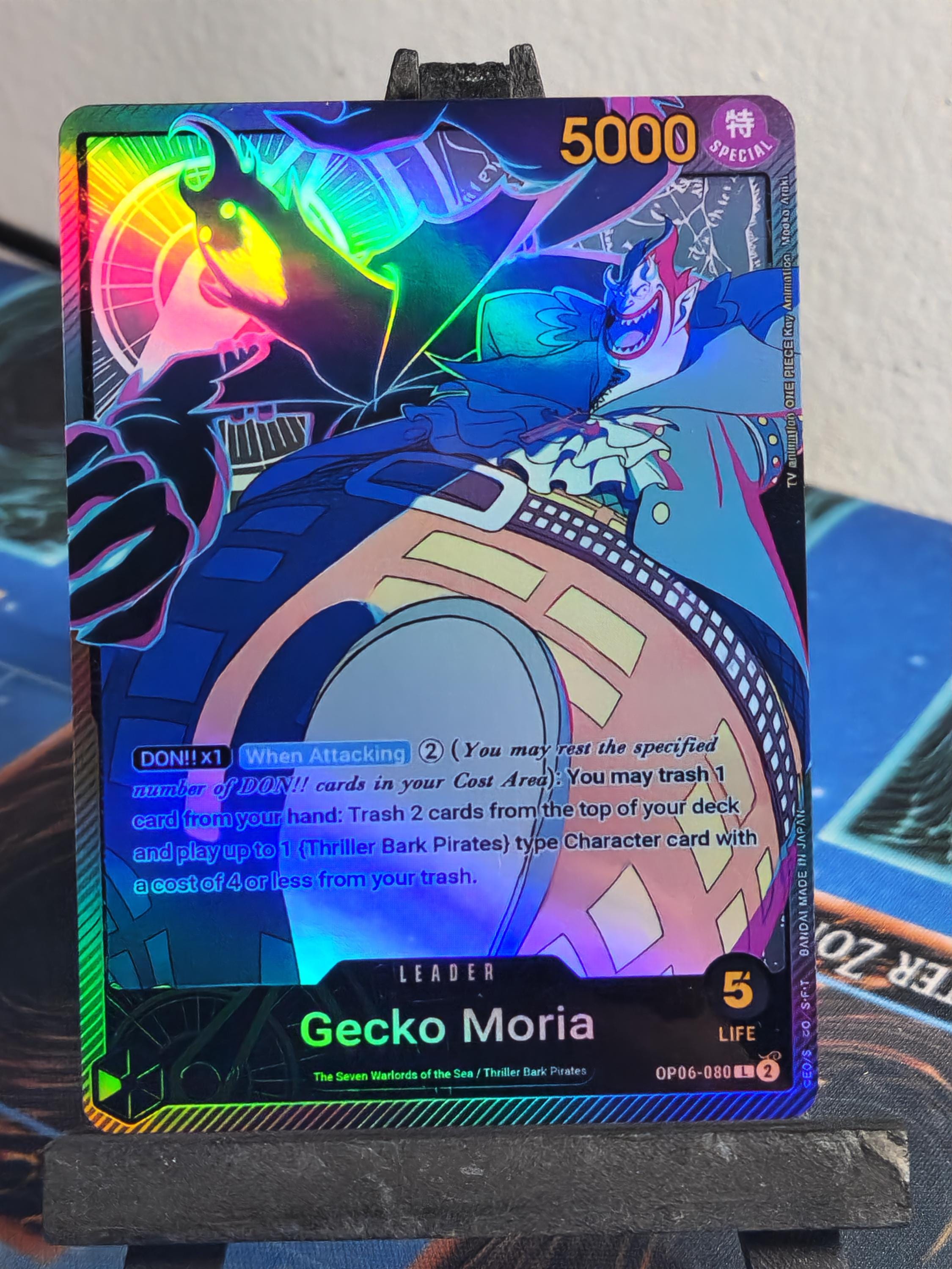 Gecko Moria Leader EB02 OP06-080 One Piece Proxy