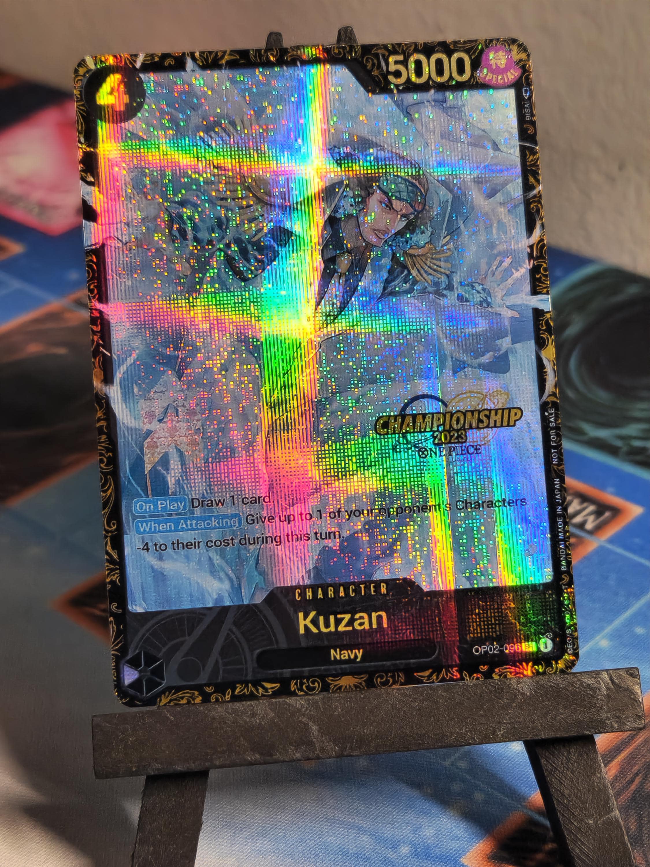 Kuzan Championship alt art op02-096 One Piece Proxy Card