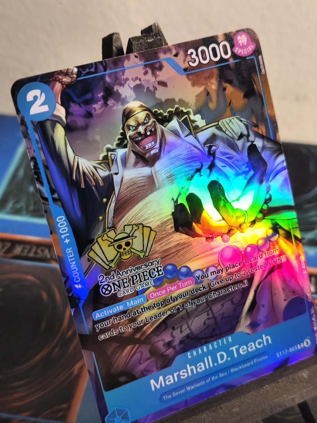 Marshall D Teach 2nd anniversary alt art st17-005 proxy