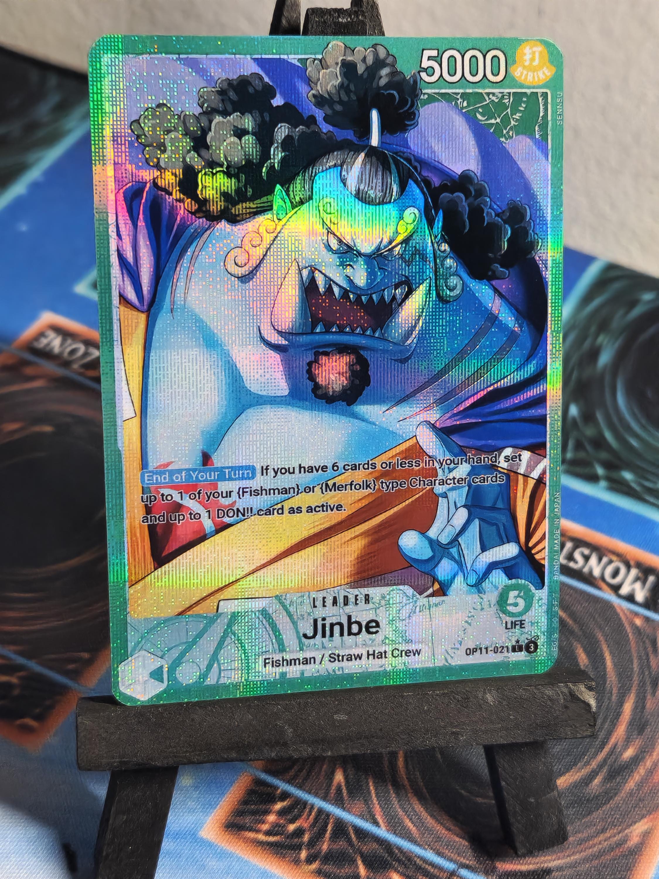 Jinbe Leader Alt Art OP11-021 One Piece Proxy