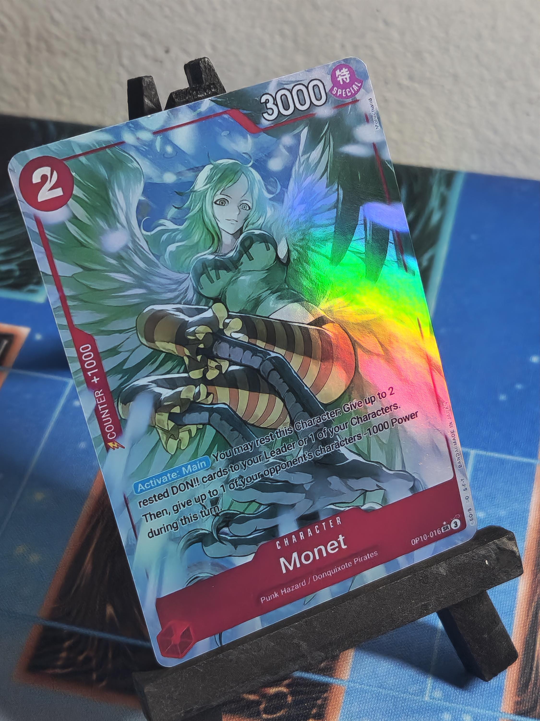 Monet alt art OP10-016 One Piece Proxy card