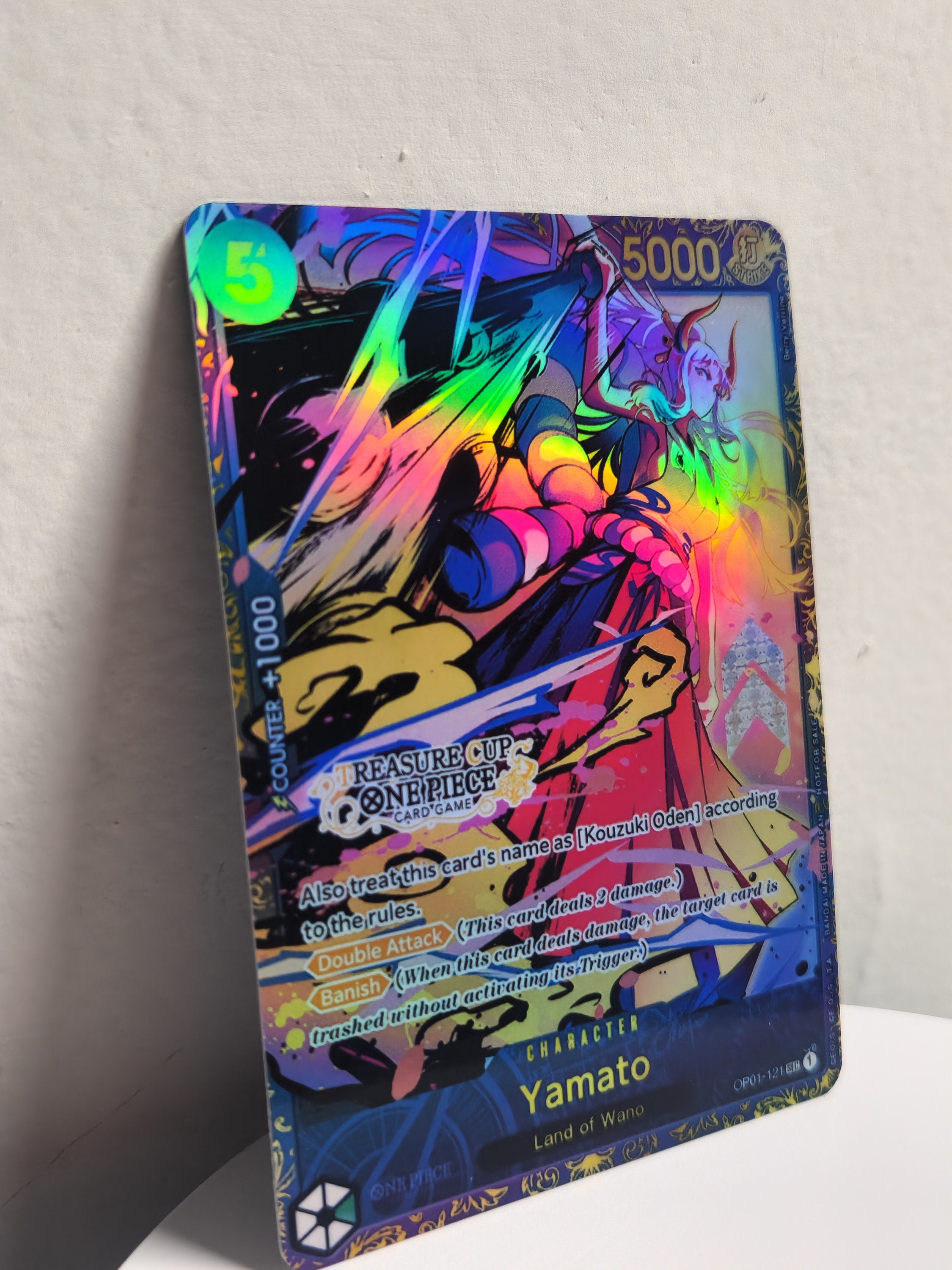 Yamato Treasure Cup alt art op01-121 One Piece Proxy