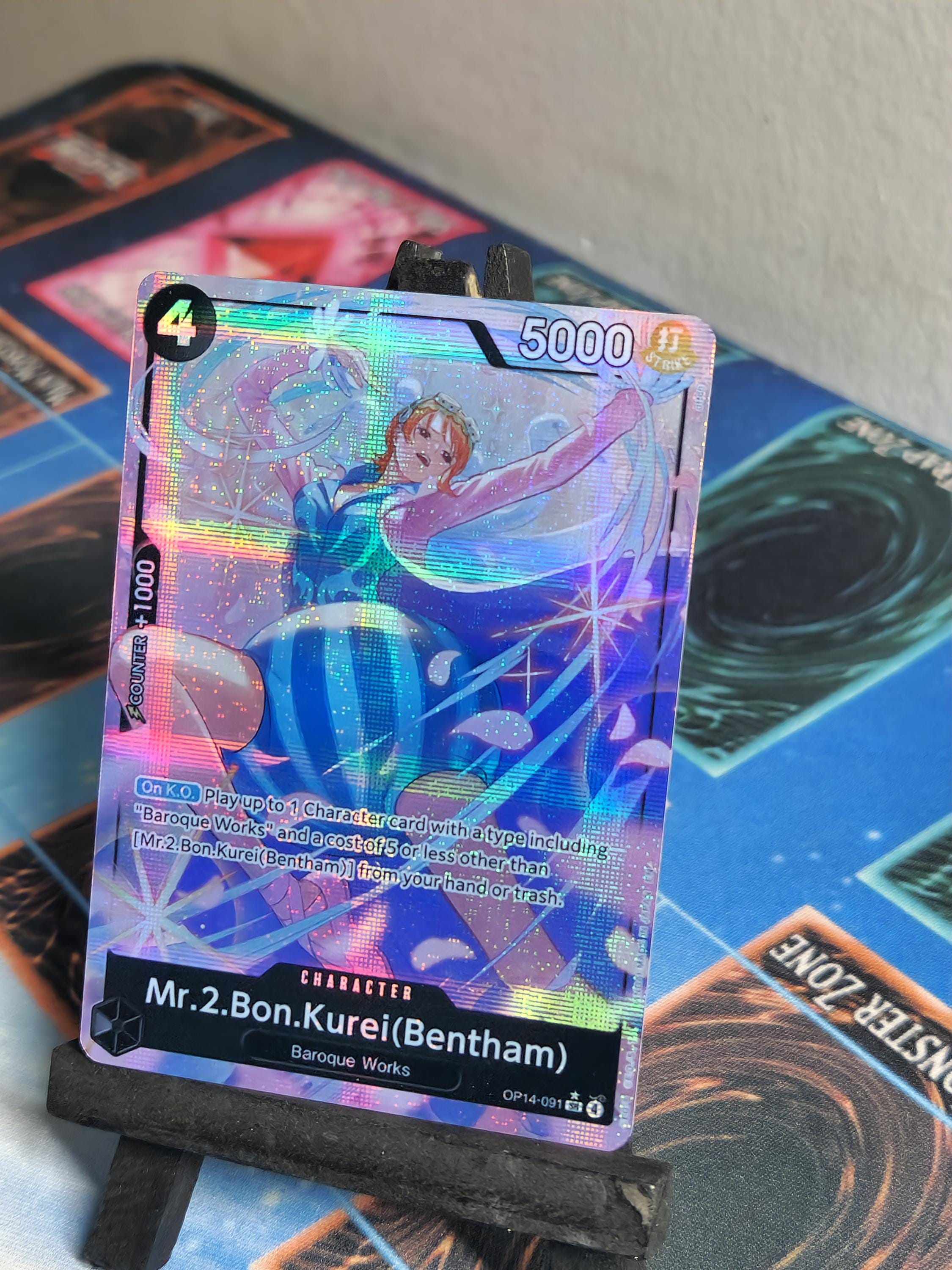 Mr.2.Bon.Kurei(Bentham)  alt art op14-091 One Piece proxy