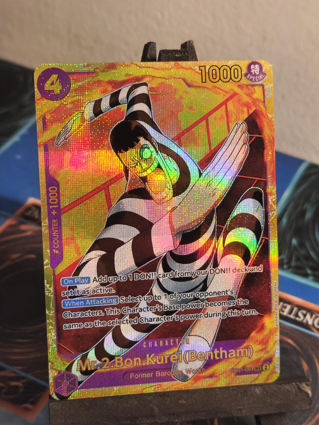 Mr.2 Bon Kurei (Bentham) eb01-061 One Piece proxy