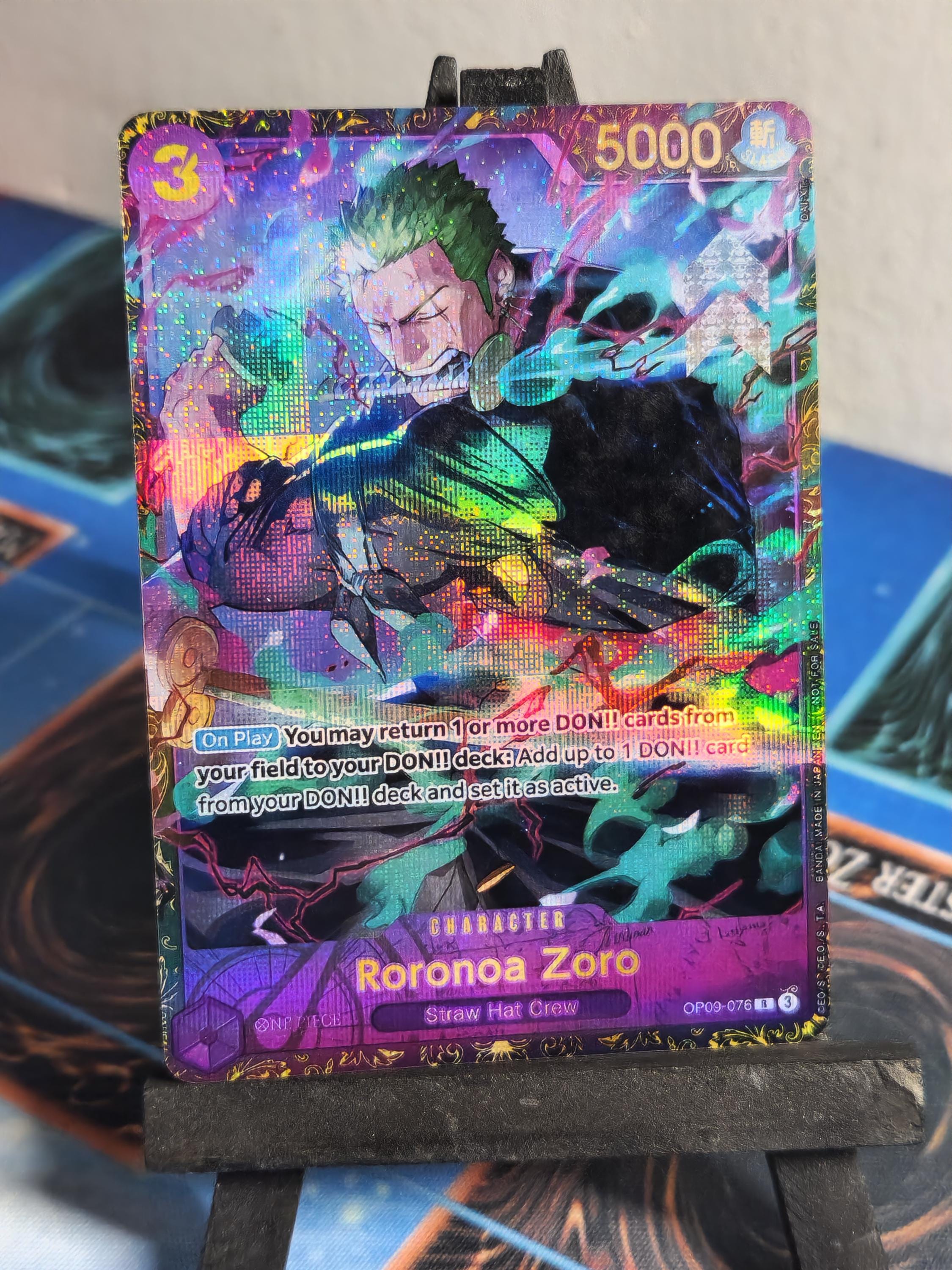 Zoro flagship alt art op09-076 One Piece Proxy