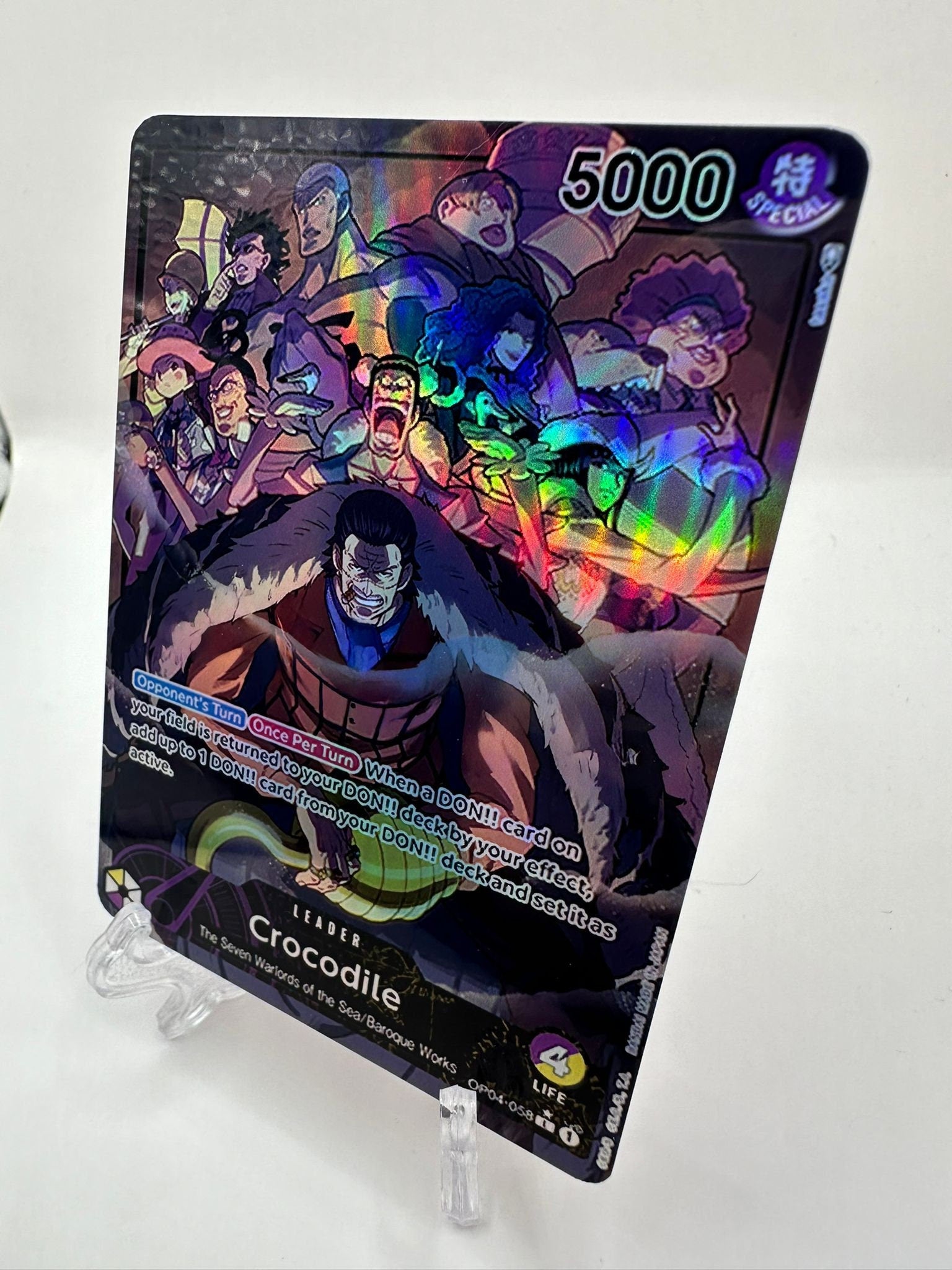 Crocodile alt art OP04-058/proxy