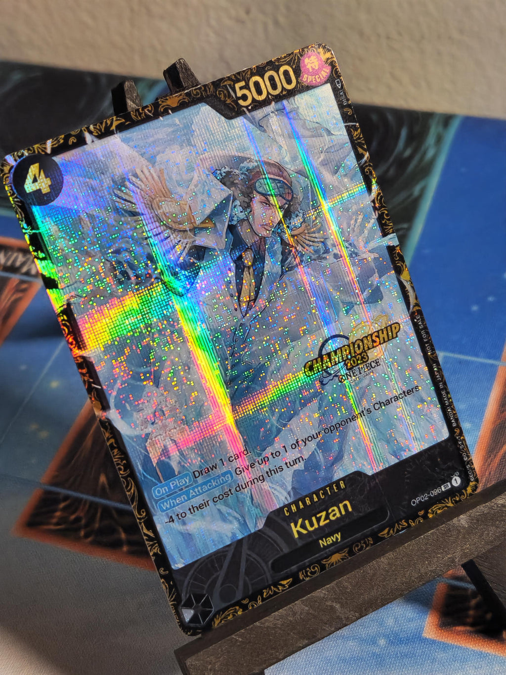Kuzan Championship alt art op02-096 One Piece Proxy Card