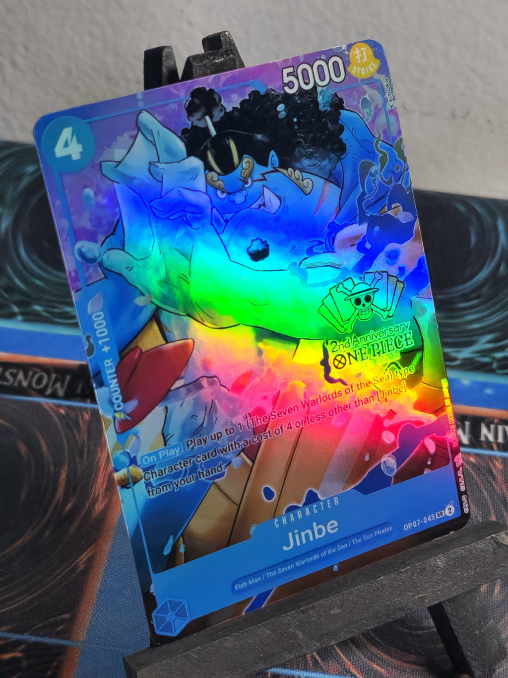 One Piece Jinbe 2nd Anniversary alt art op07-045 proxy