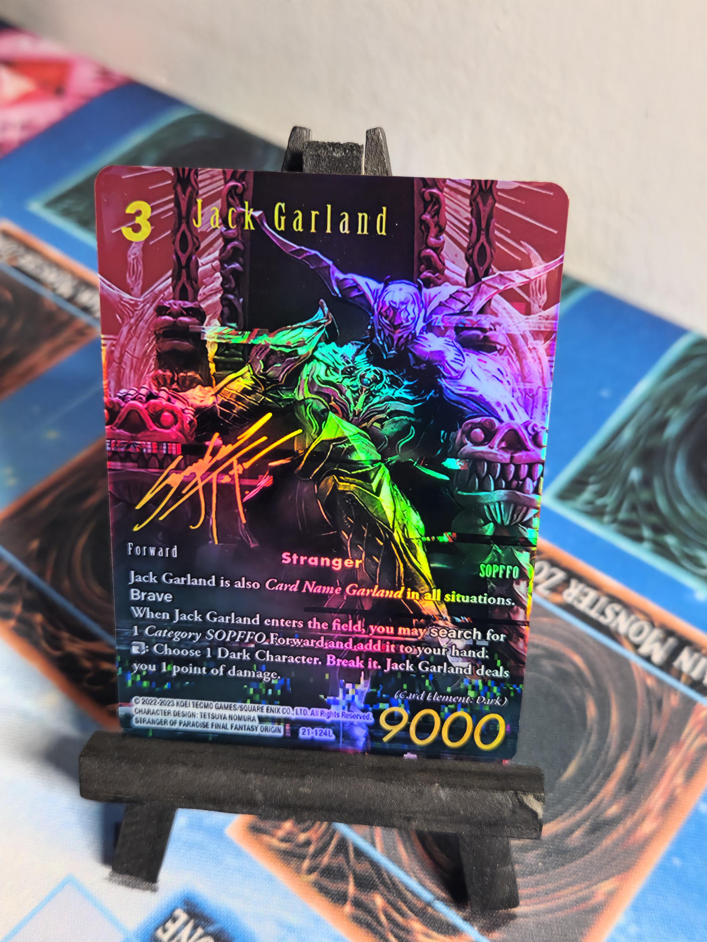 Jack Garland signature alt art 21-124L Final Fantasy proxy