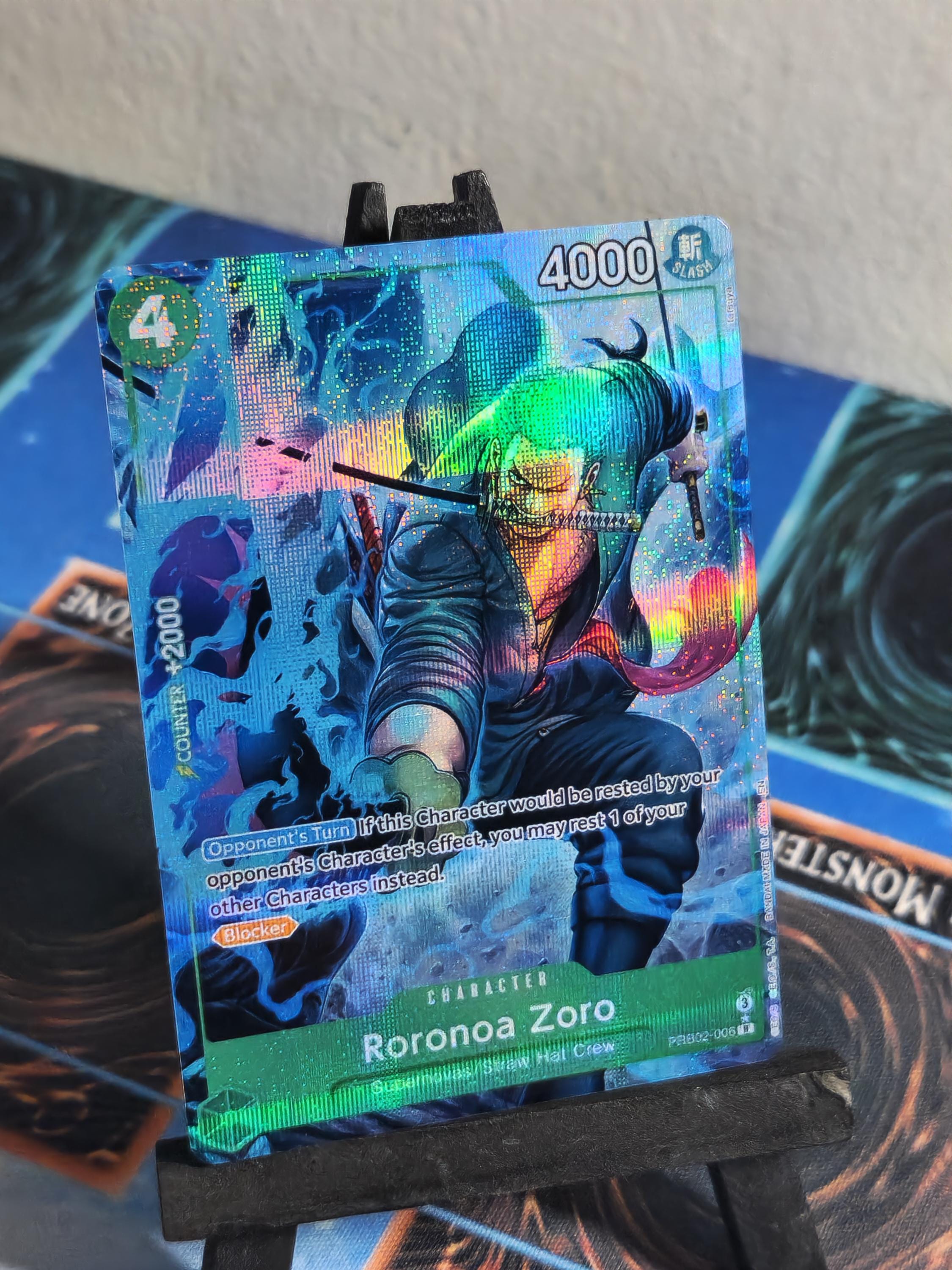 Roronoa Zoro alt art PRB02-006 One Piece proxy