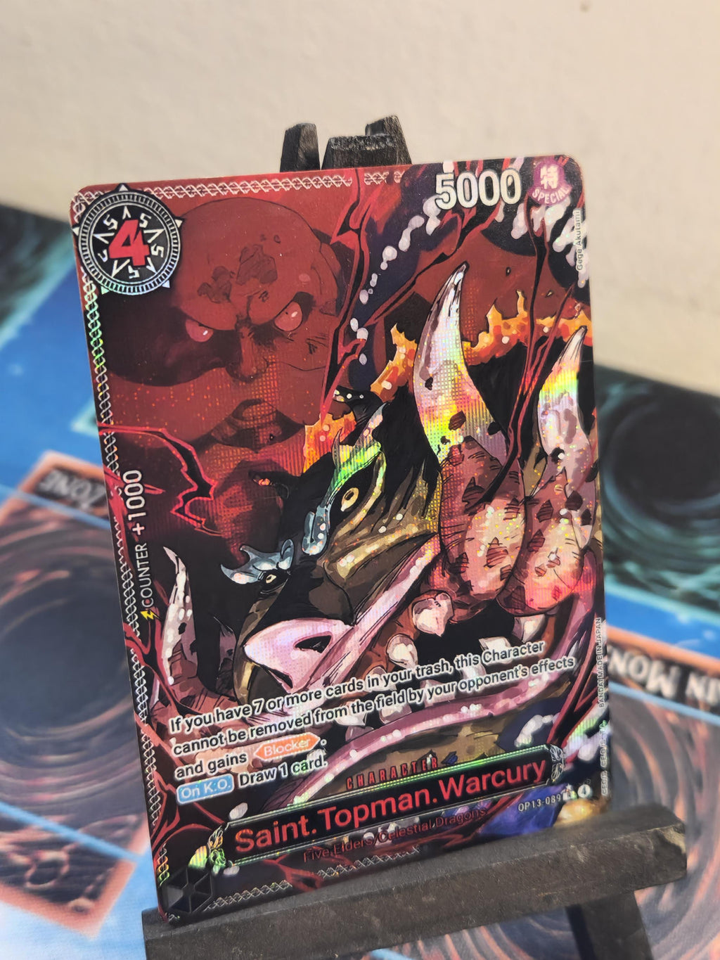Saint Toppman Warcry alt art op13-089 One Piece proxy