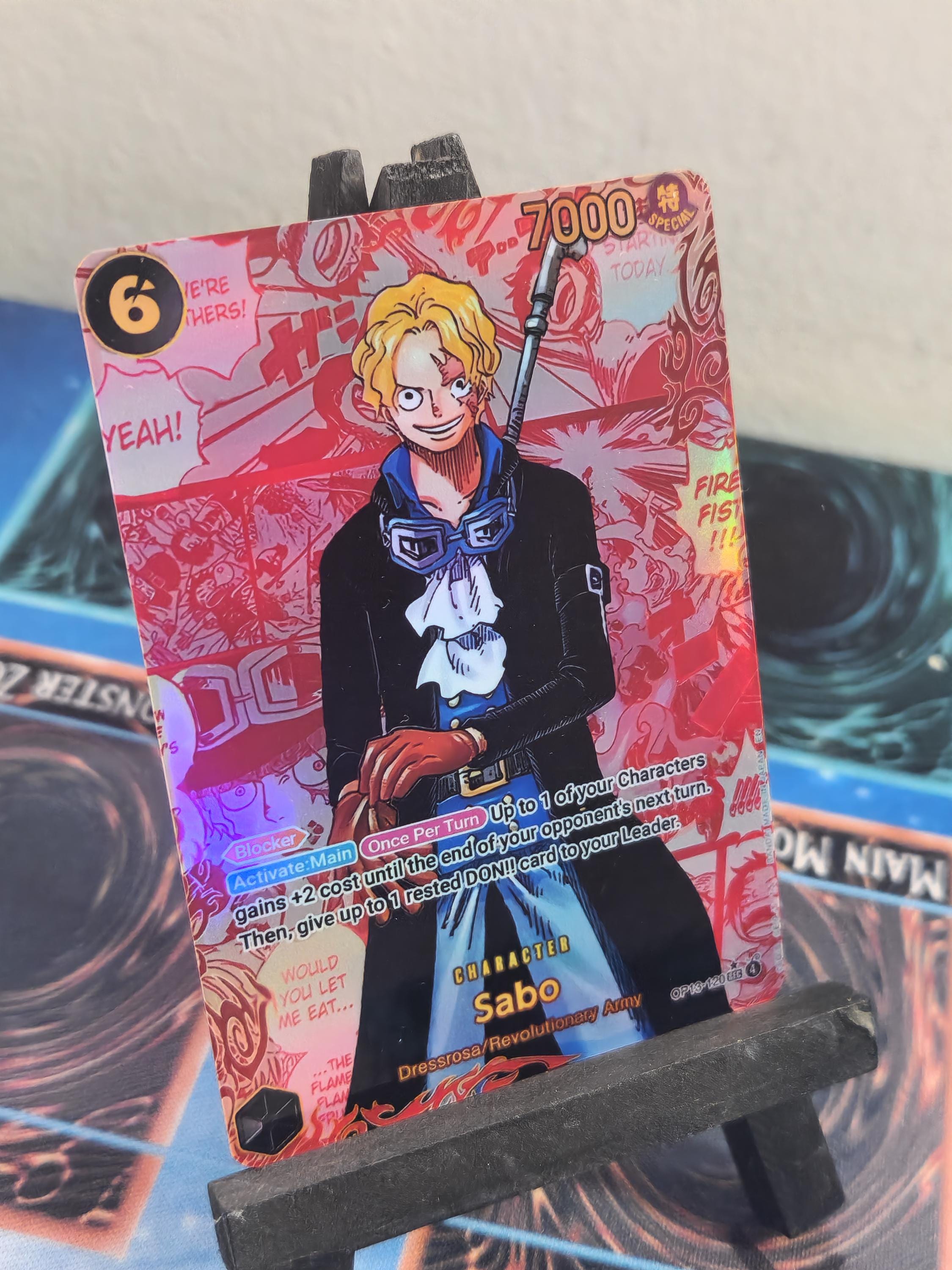 Sabo manga red alt art op13-120 One Piece Proxy op13