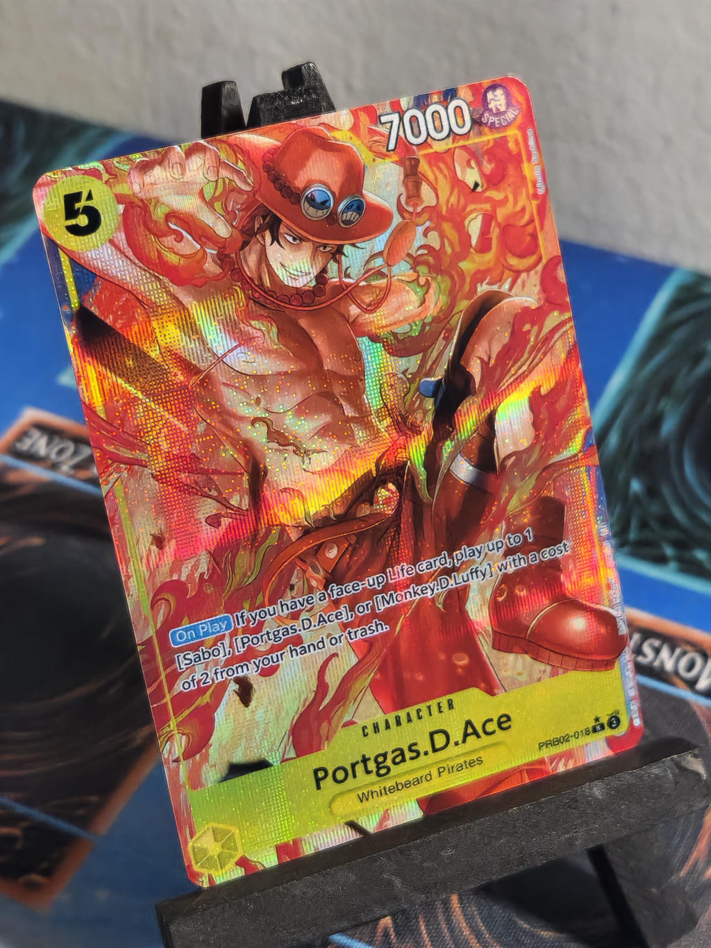 Portgas D Ace alt art PRB02-018 One Piece proxy
