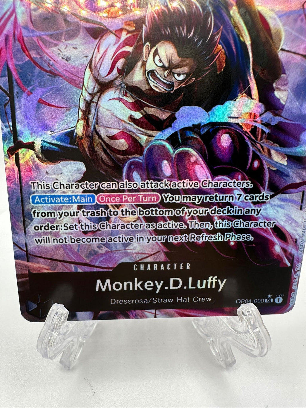 Moneky D. Luffy Gear 4 op04-090  alt art One Piece proxy