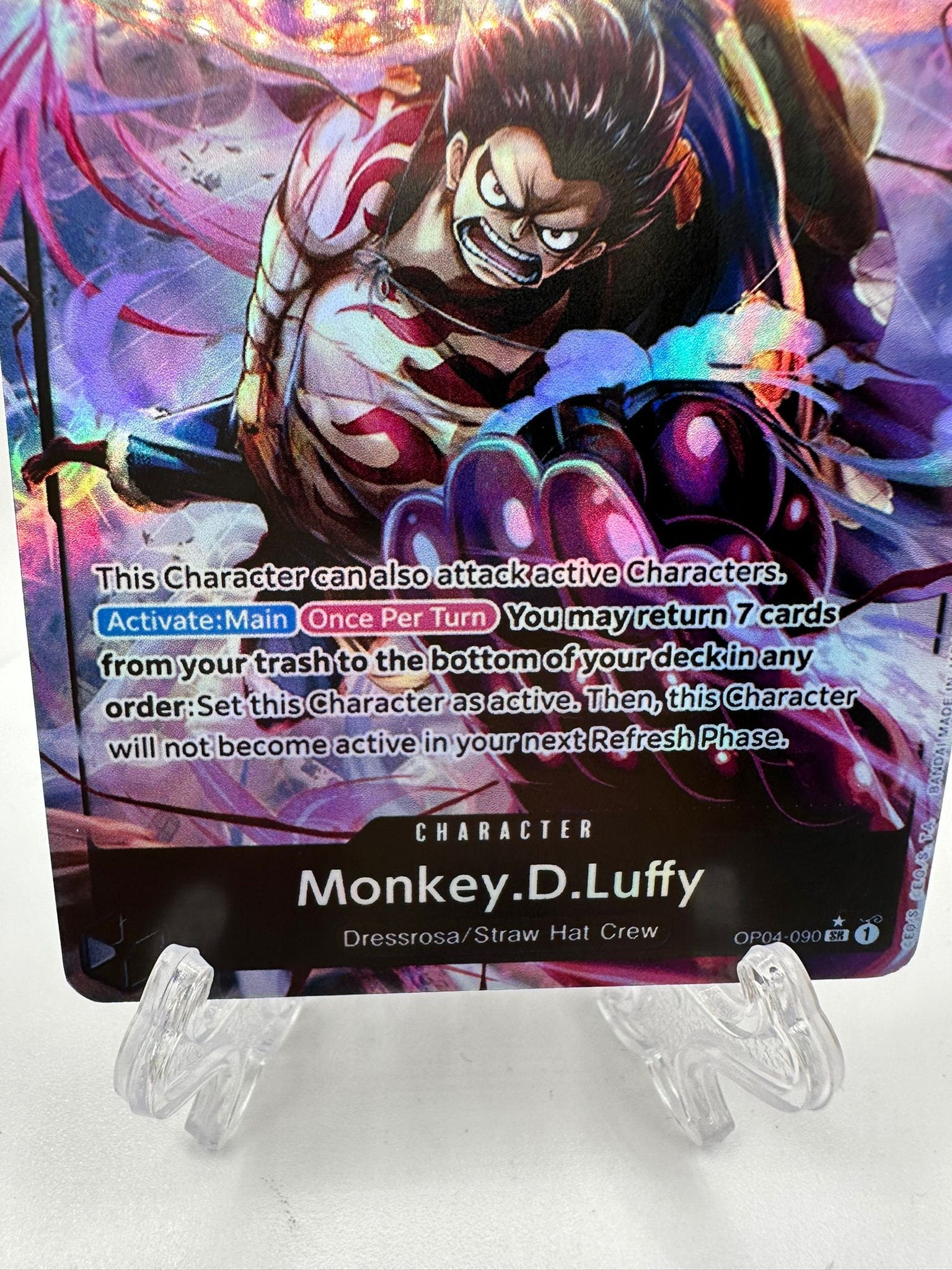 Moneky D. Luffy Gear 4 op04-090  alt art One Piece proxy
